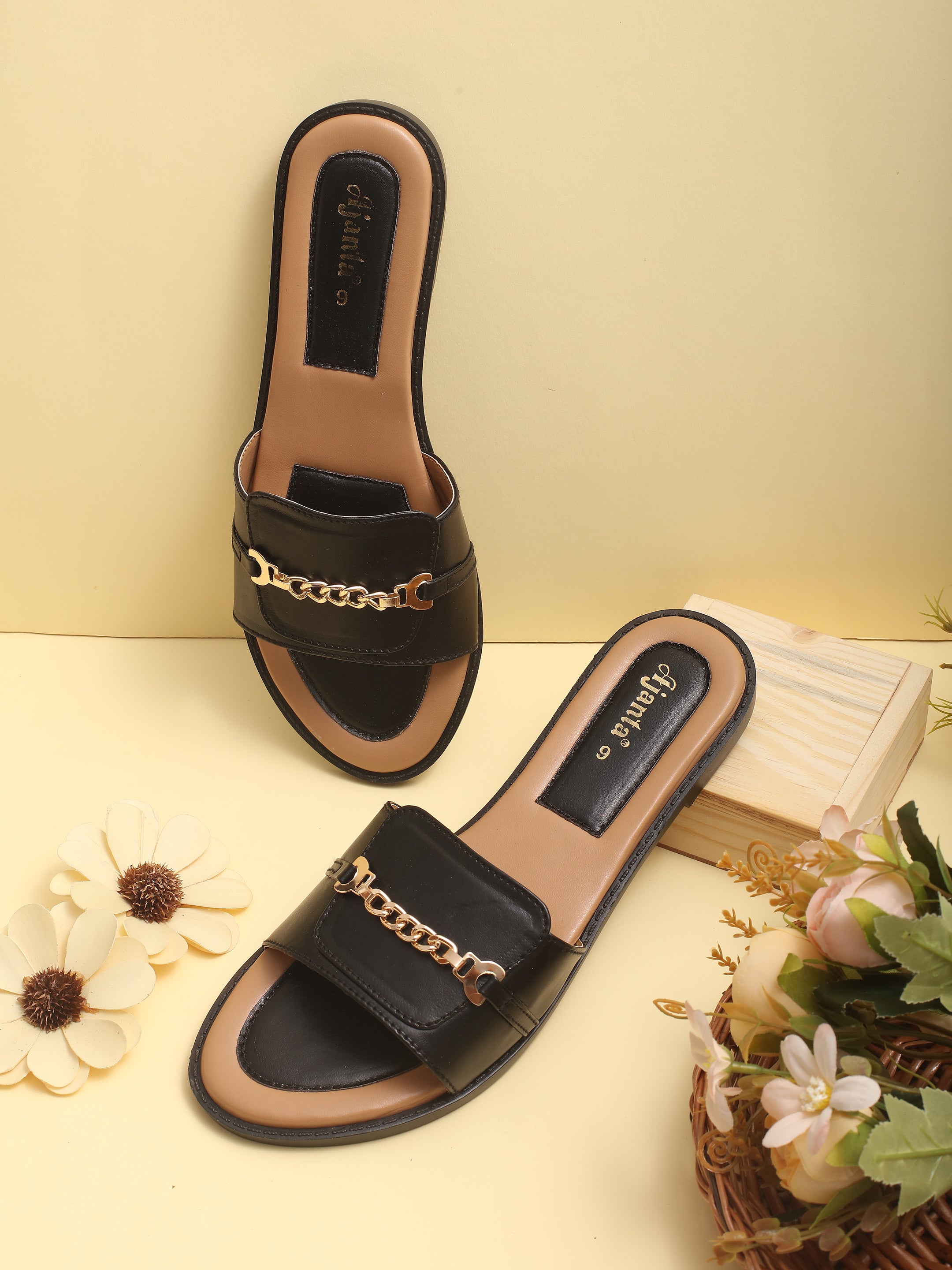 Ajanta Women Sandal / Lightweight, Durable & Perfect for Casual Use / Slip-On Sandals EL3009
