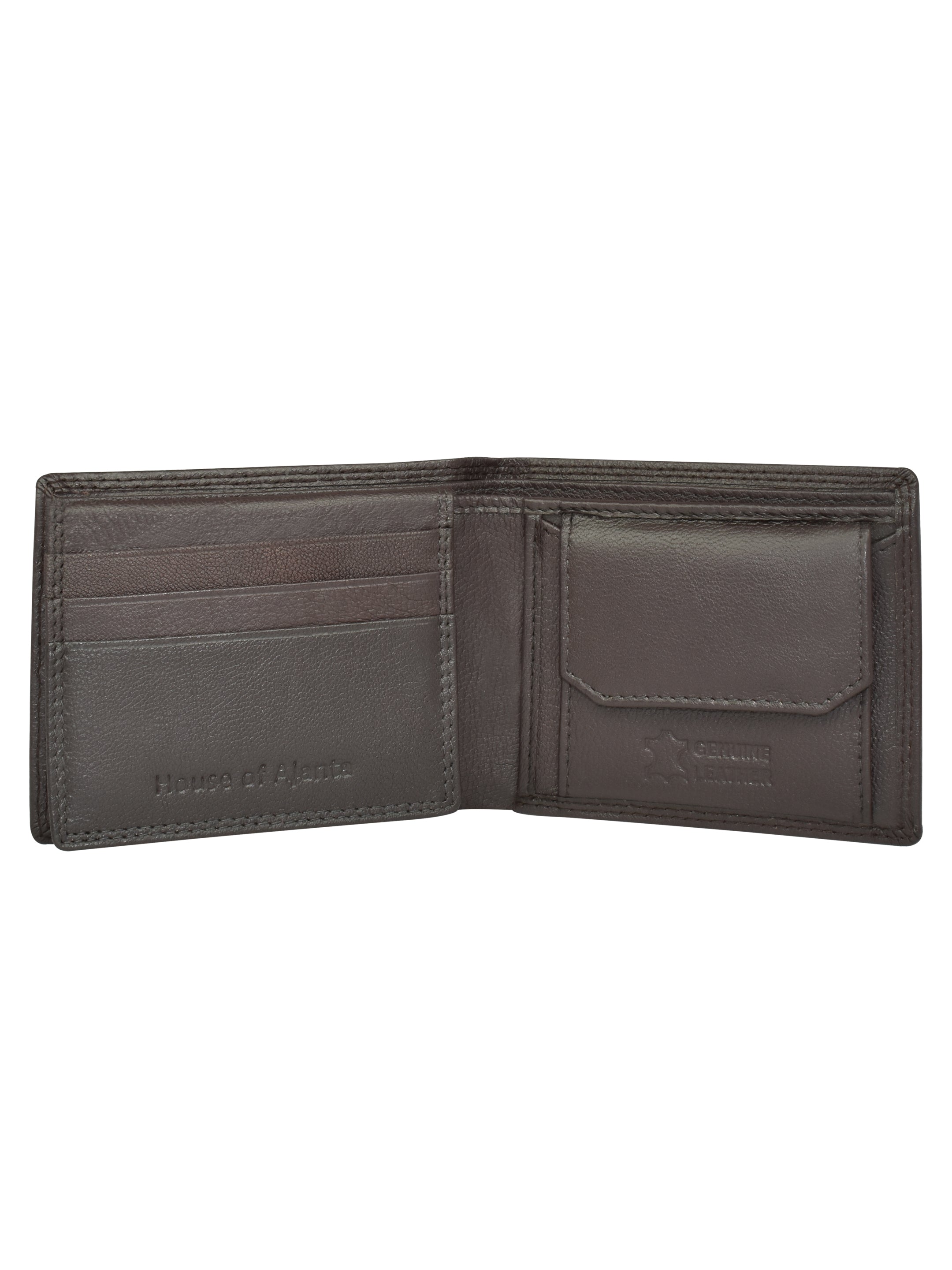 Ajanta Men’s Slim Bi-Fold Wallet with 5 Card Slots