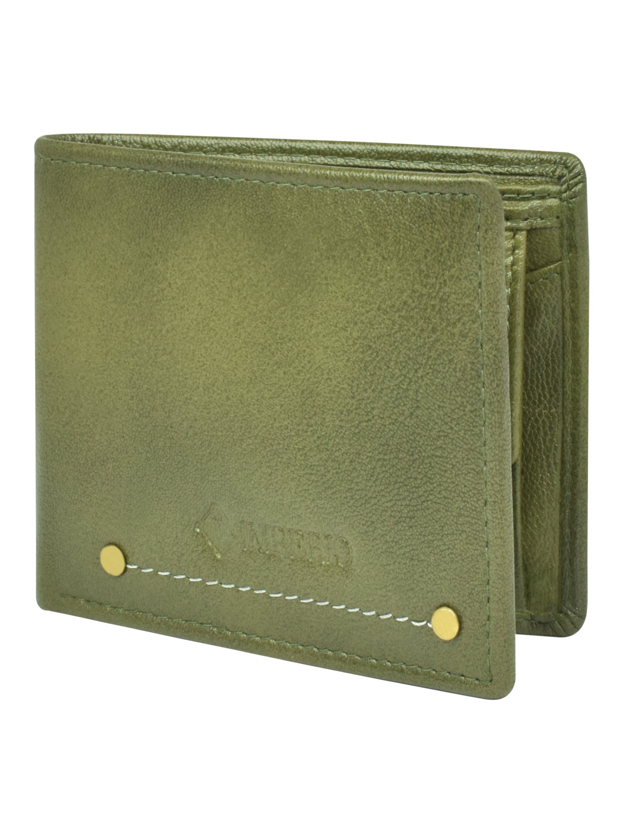 Ajanta Leather Wallet for Men Slim Bi-Fold with 3 Card Slots