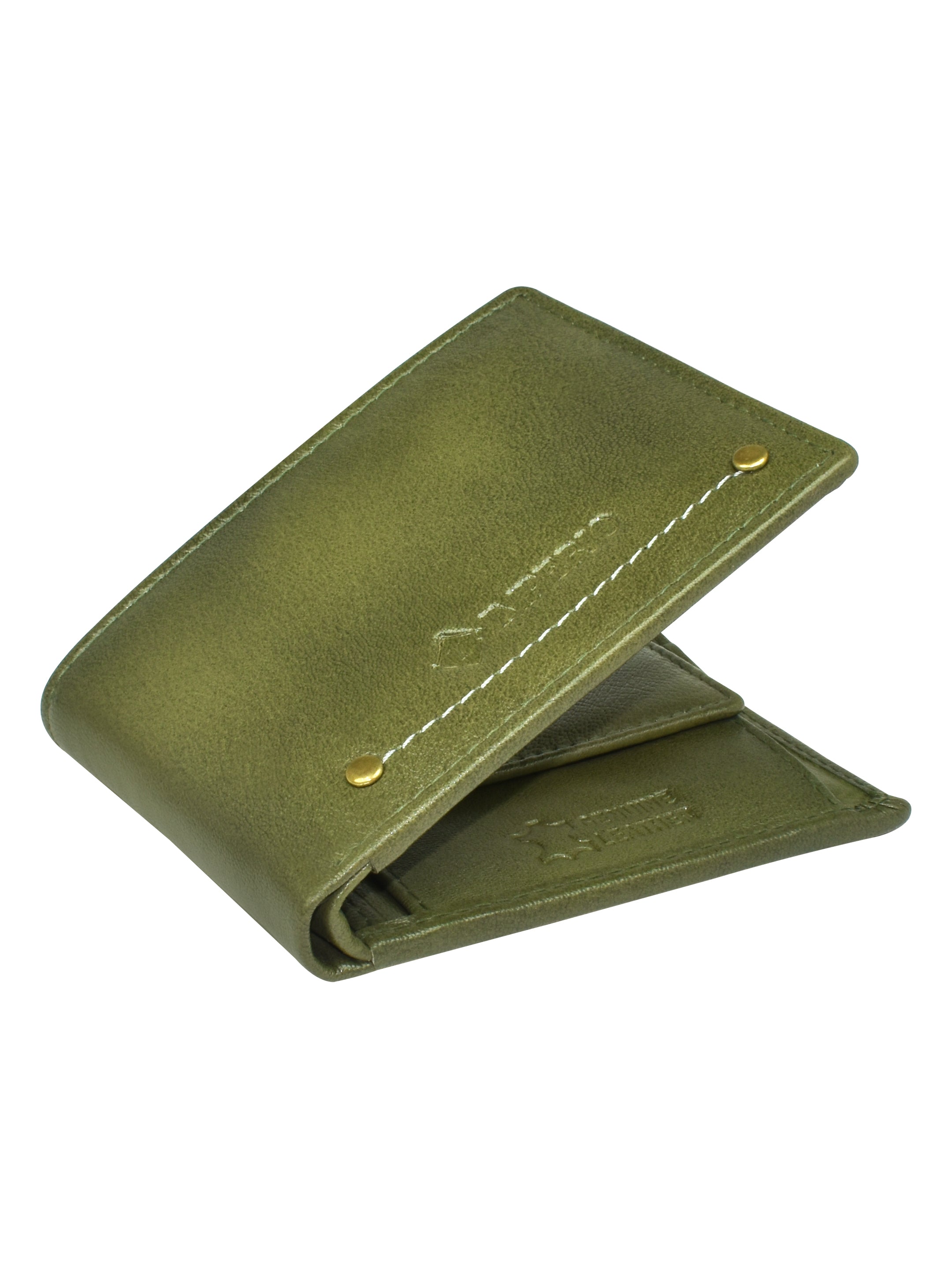 Ajanta Leather Wallet for Men Slim Bi-Fold with 3 Card Slots