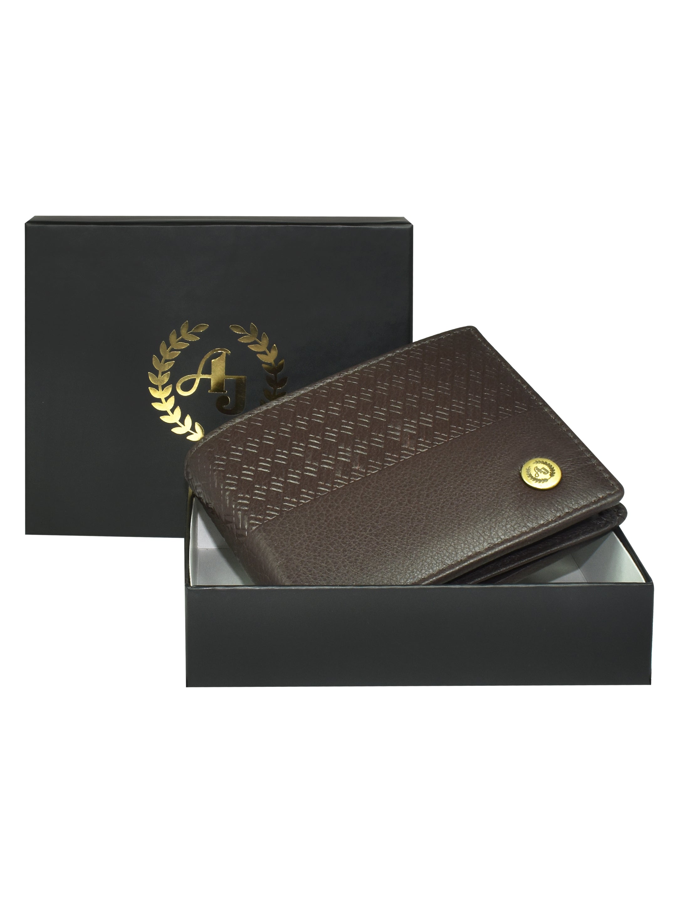 Ajanta Men’s Genuine Leather Wallet Slim, Stylish Bi-Fold with 7 Card Slots