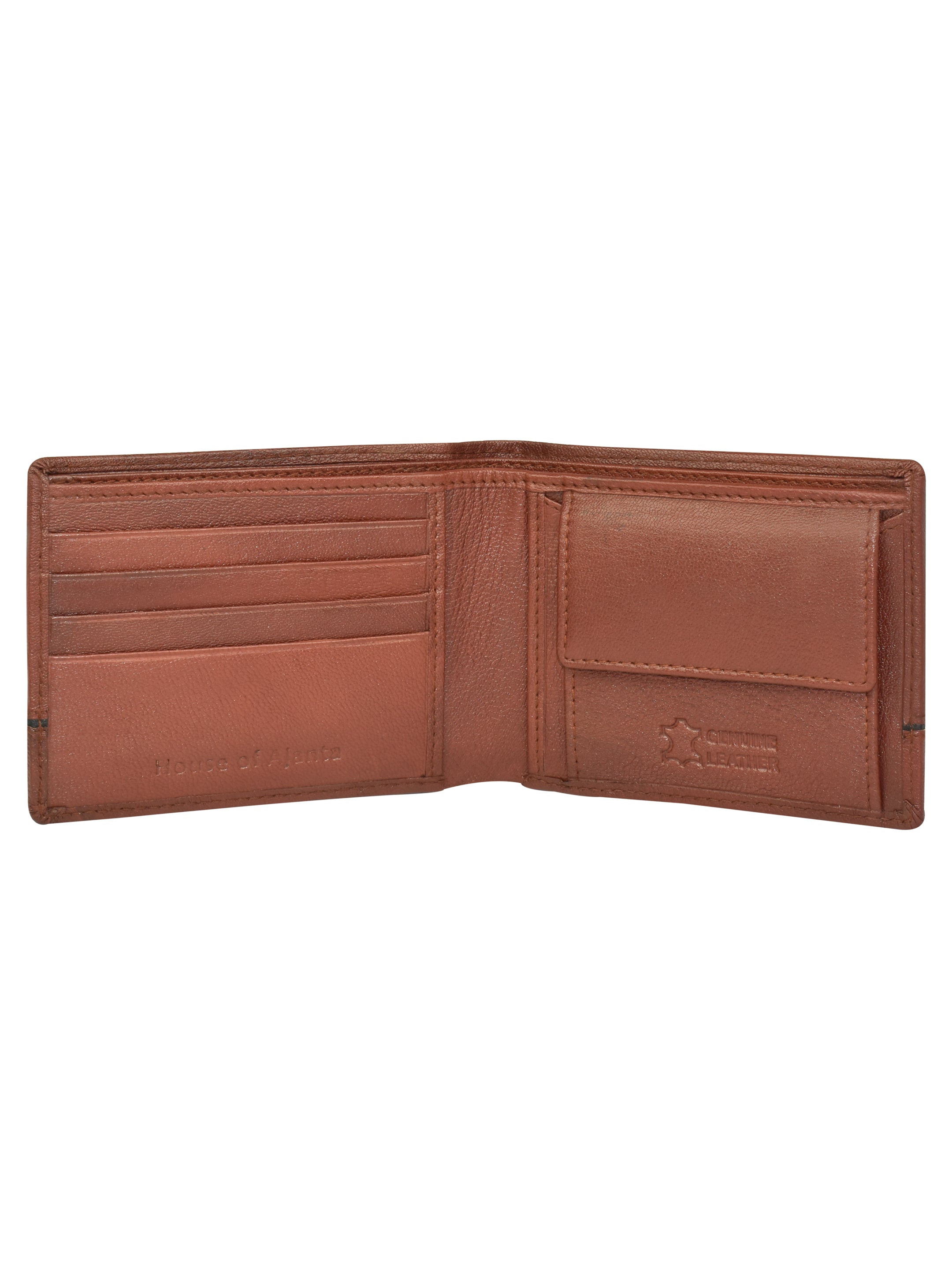 Ajanta Leather Wallet for Men Minimalist & Functional 4 Card Slot Organizer