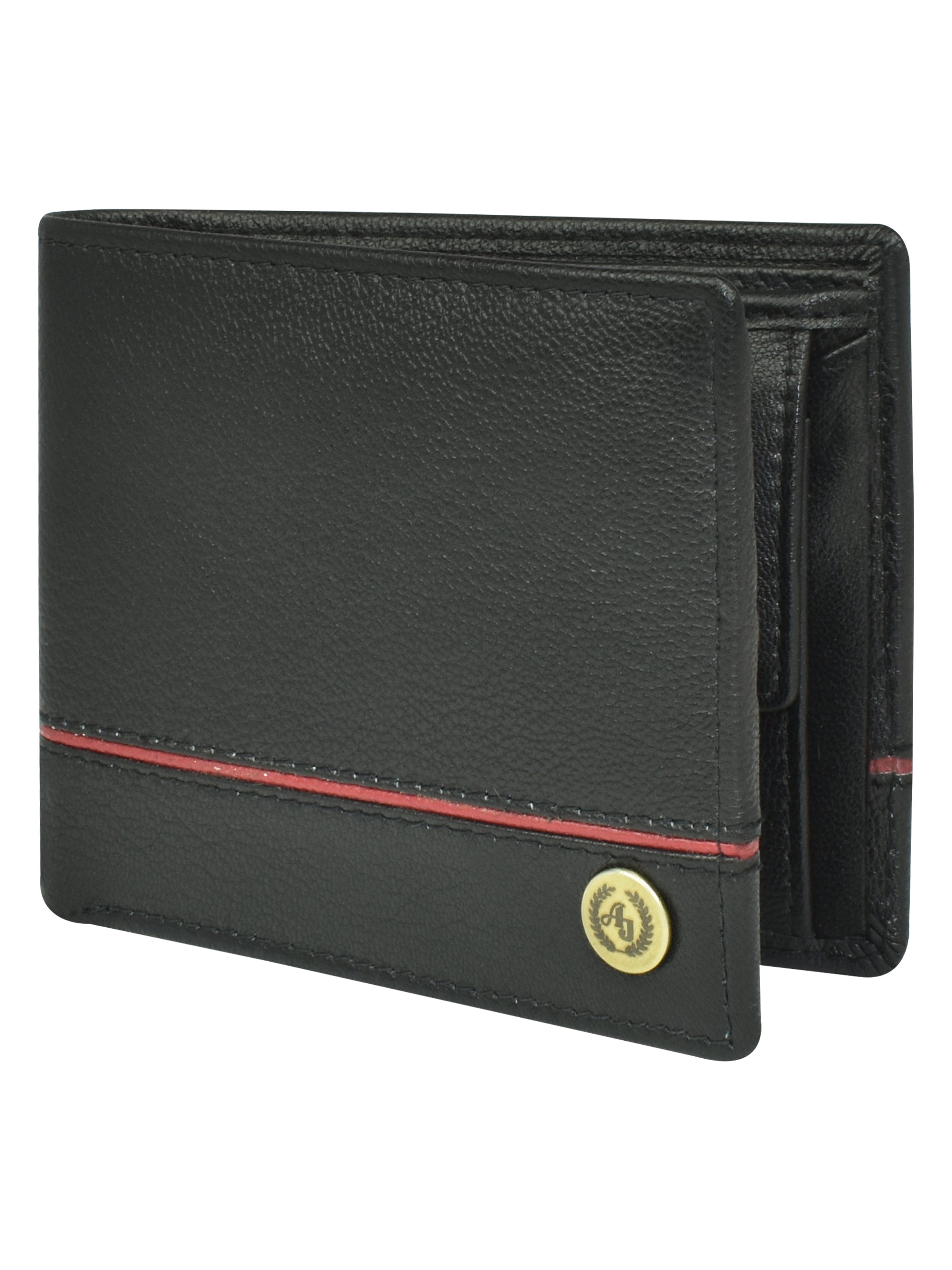 Ajanta Leather Wallet for Men Minimalist & Functional 4 Card Slot Organizer