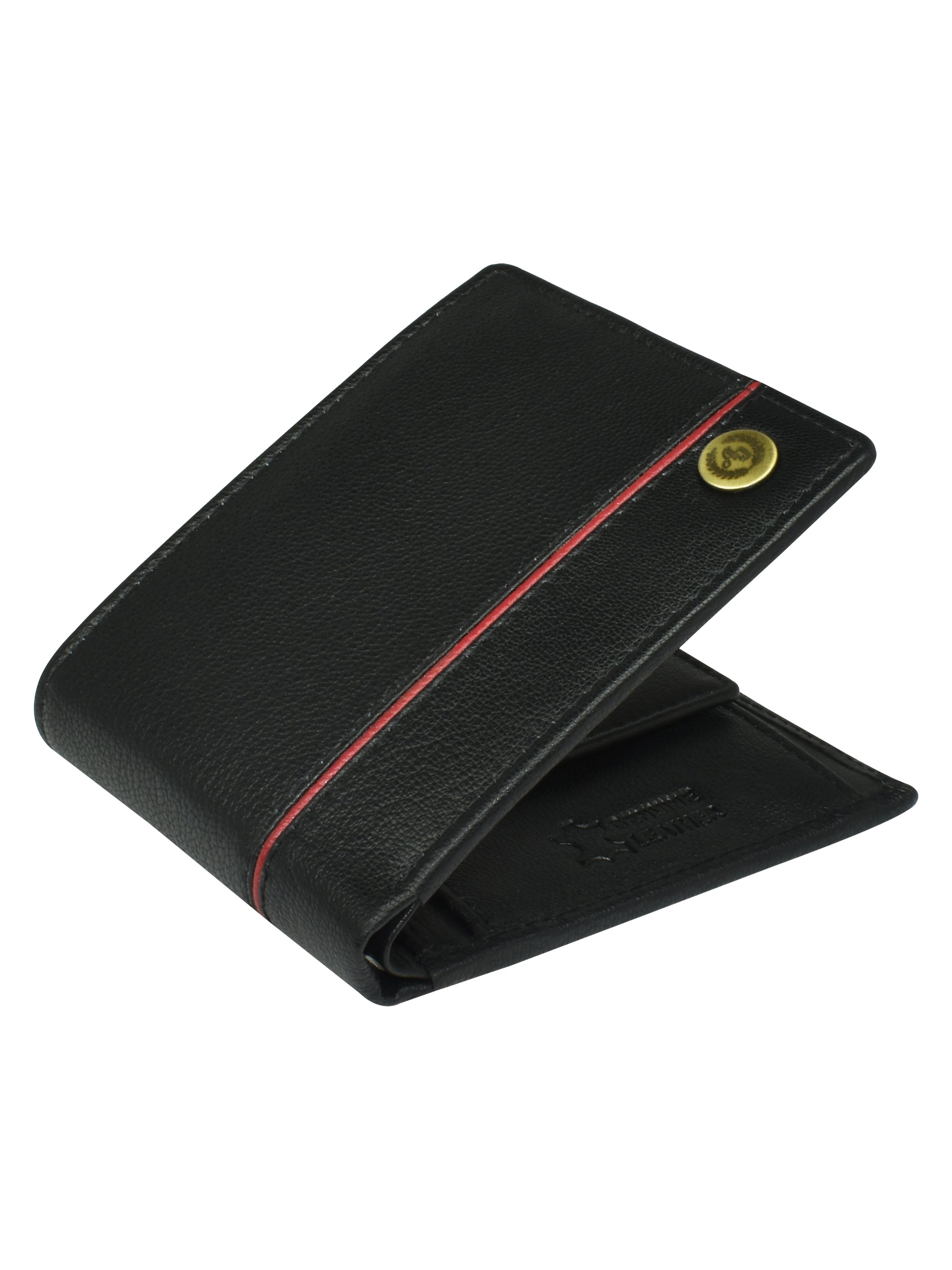 Ajanta Leather Wallet for Men Minimalist & Functional 4 Card Slot Organizer