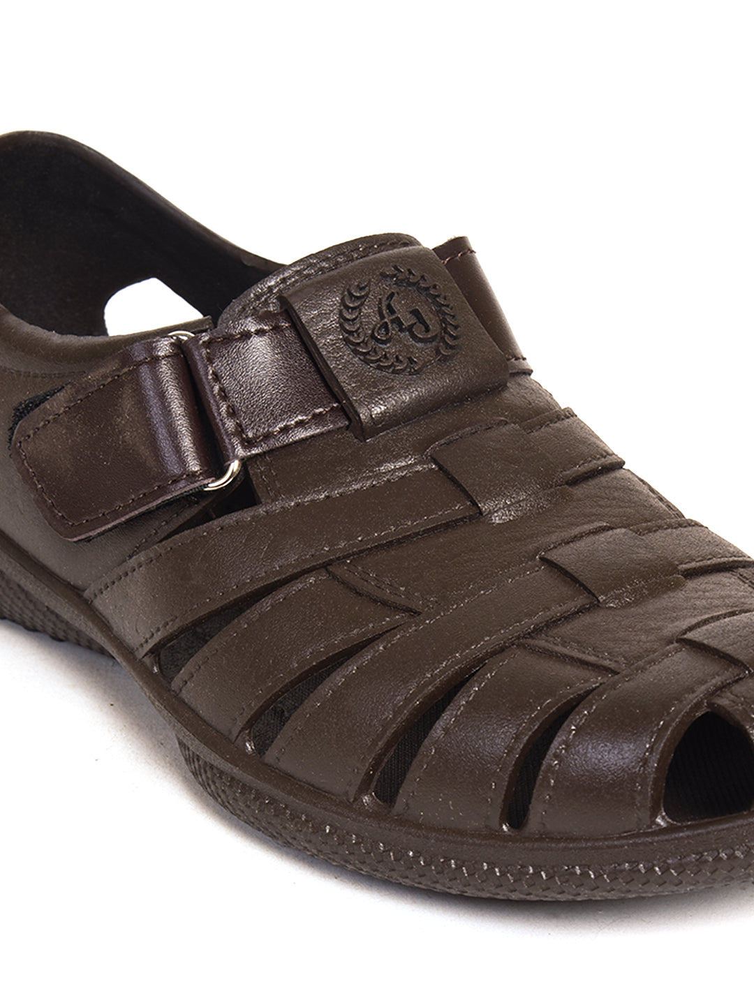 Ajanta Men’s Brown Fisherman Sandal