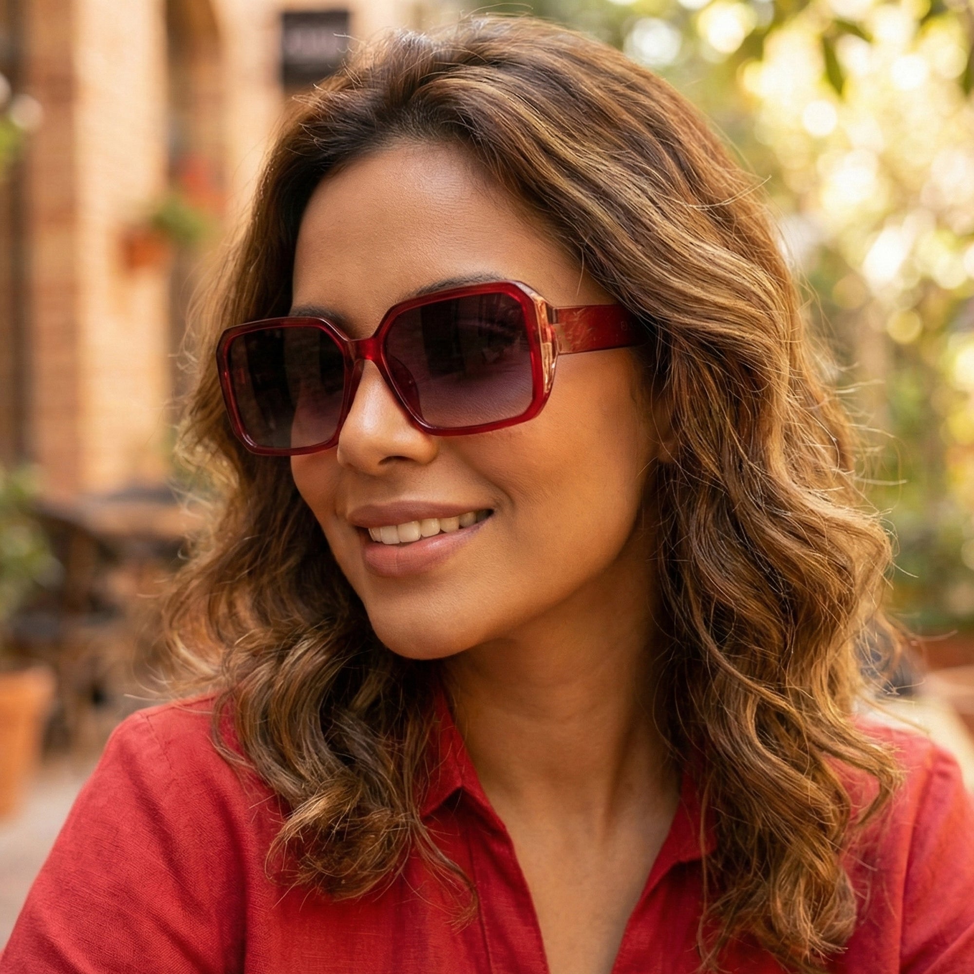 Ajanta Women Square Sunglasses Gradient Fashion Eyewear