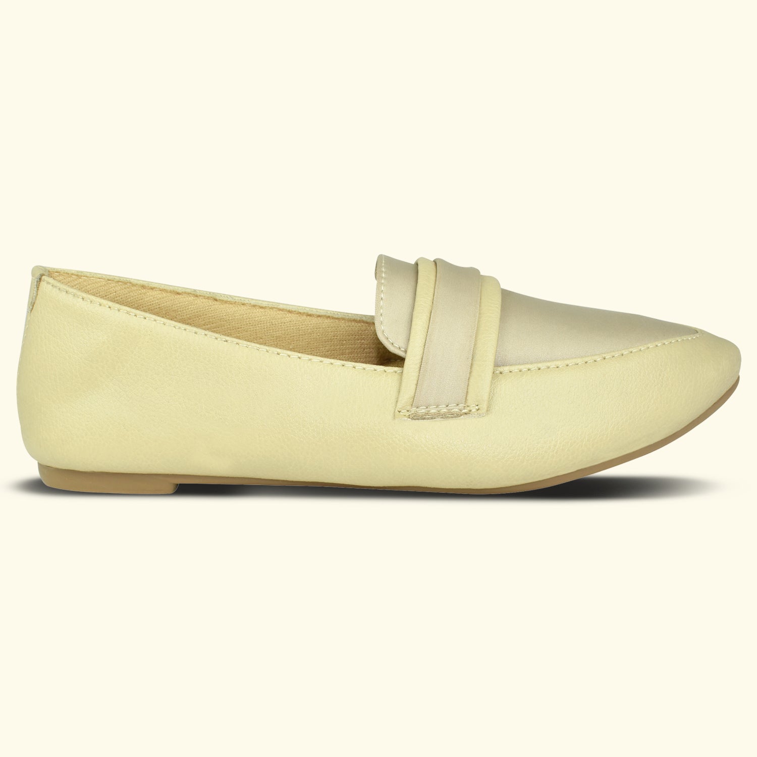 Ajanta Women’s Stylish White Loafers