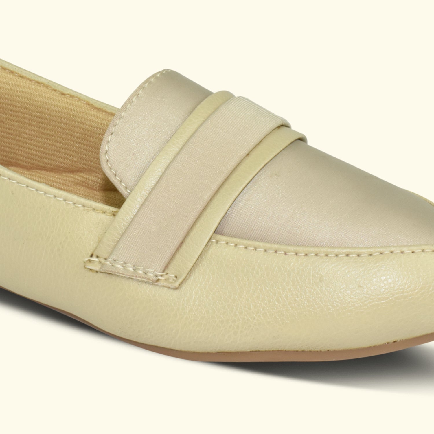 Ajanta Women’s Stylish White Loafers