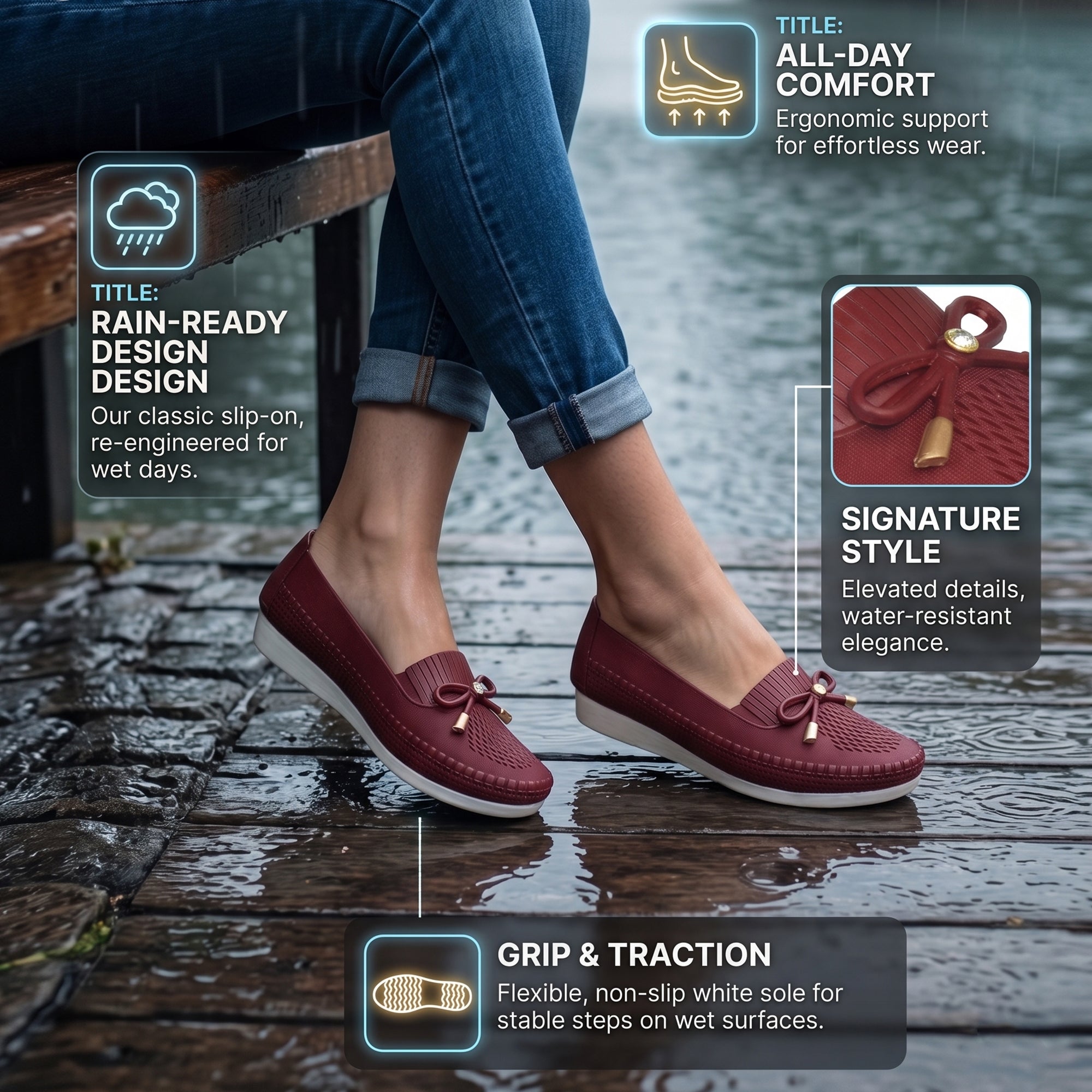 AJANTA Women Maroon Belly Shoes | Comfortable Slip-On Ballerina Flats for Women | Soft Cushioned Casual & Office Wear Shoes | Lightweight Closed Toe Daily Walking Fashion Footwear | Ladies Travel Loafers Footwear
