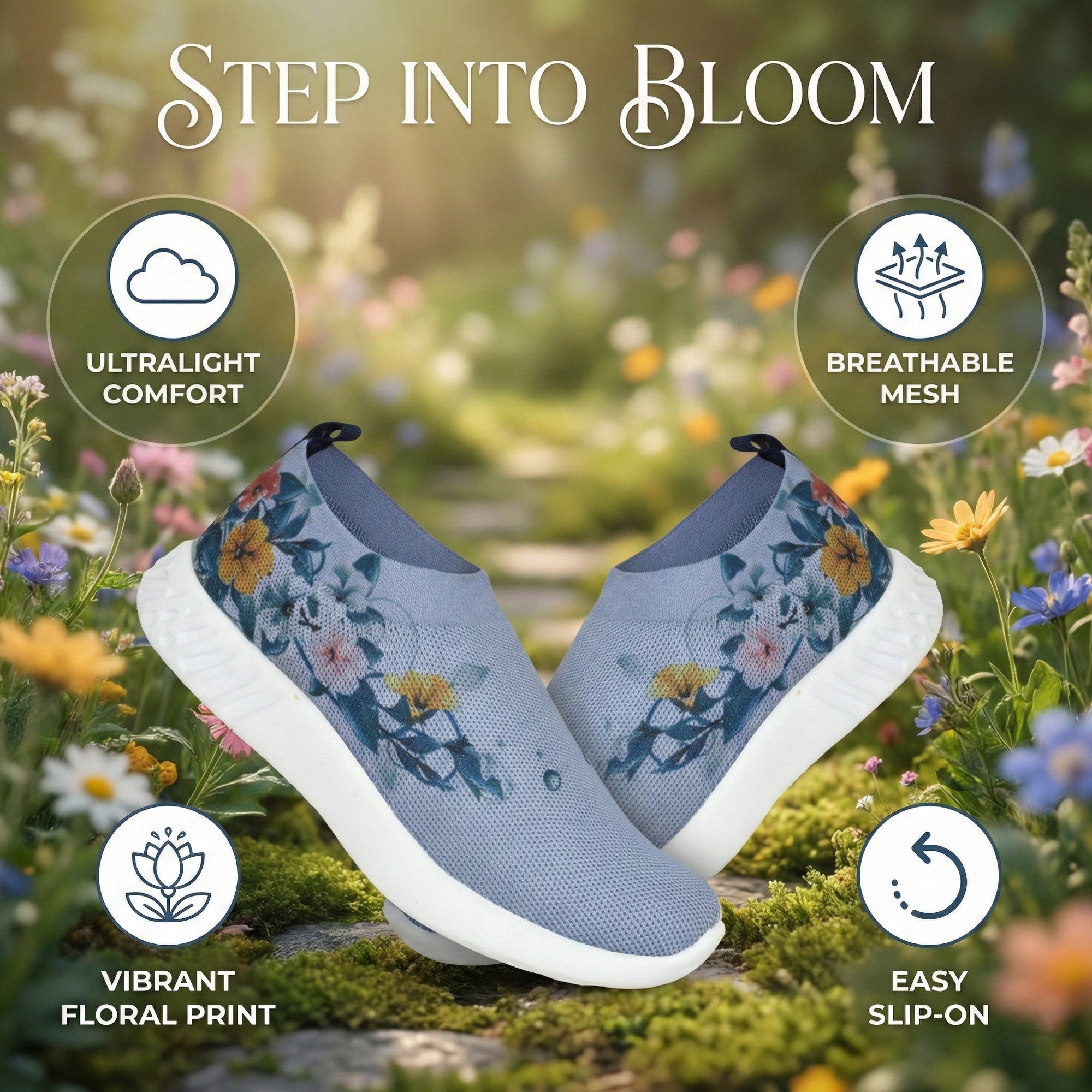 Ajanta Girls’ Slip-On Lightweight Shoes