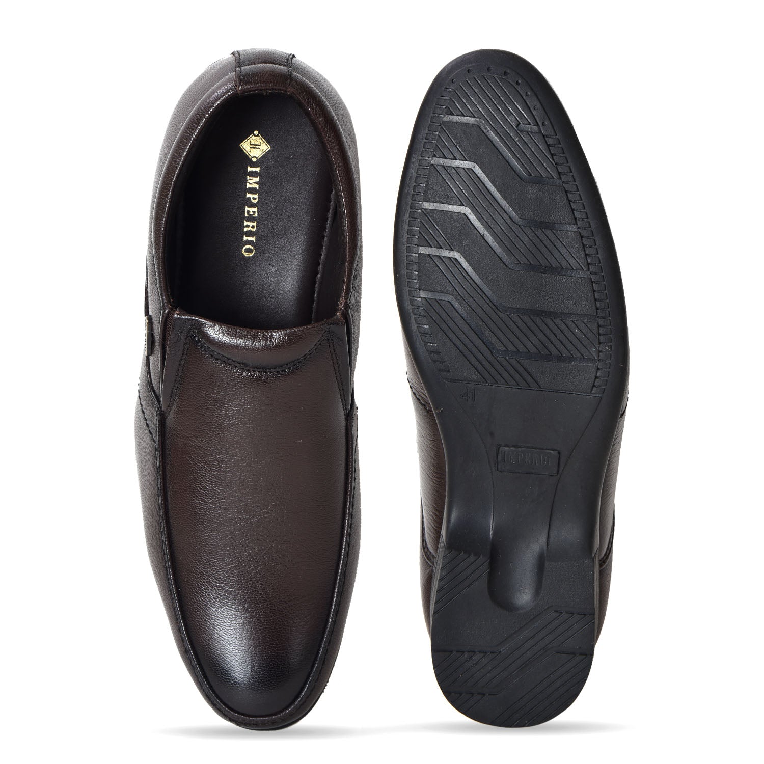 Imperio Brown Genuine Leather Formal for Men