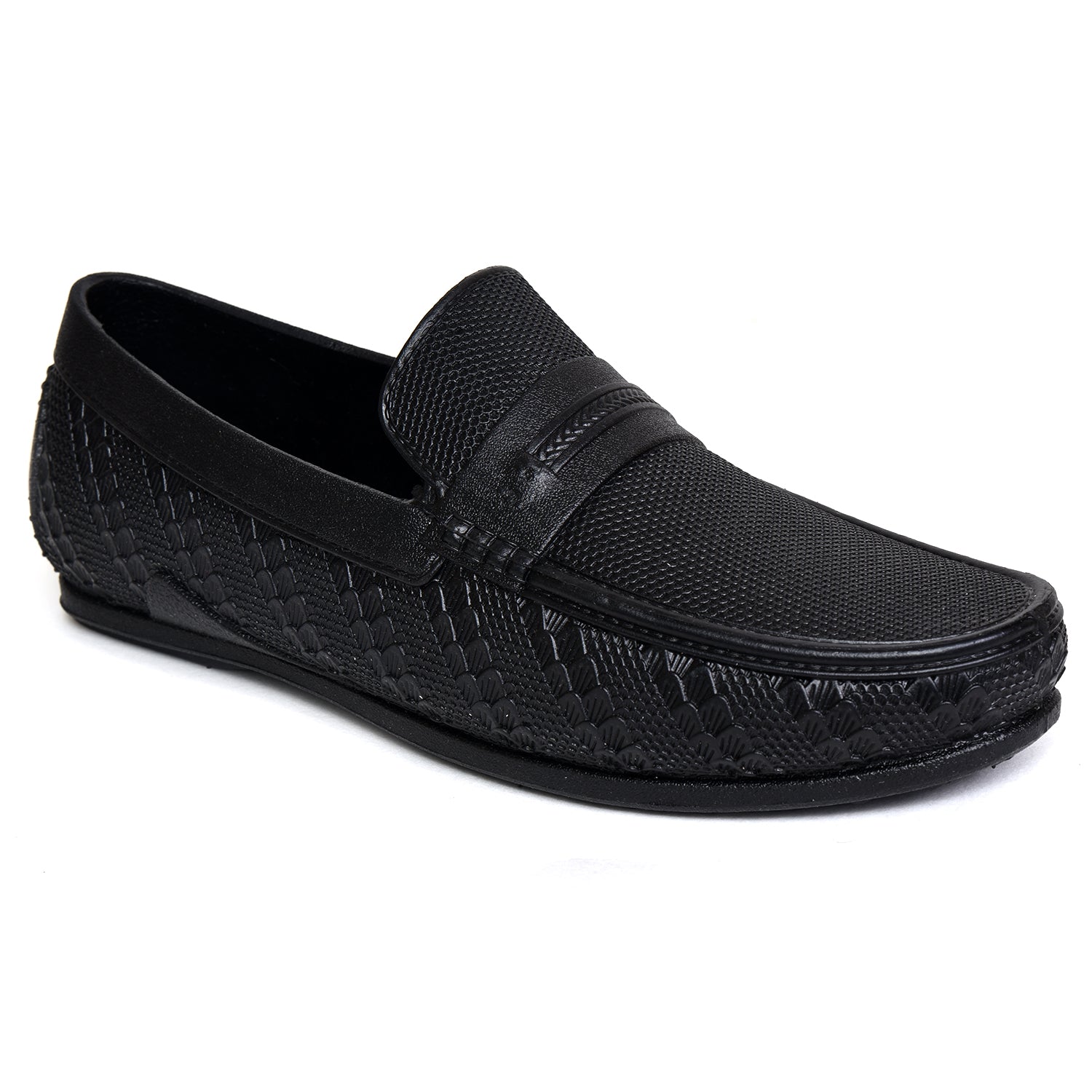 AJANTA  Loafers For Men / Water-Resistant Slip-On Shoes for Work & Outdoor Use / Waterproof PVC Loafers FK4011