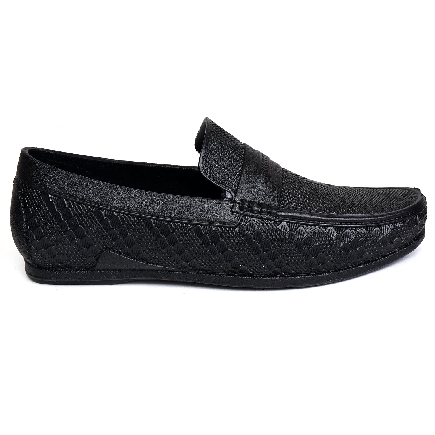 AJANTA  Loafers For Men / Water-Resistant Slip-On Shoes for Work & Outdoor Use / Waterproof PVC Loafers FK4011
