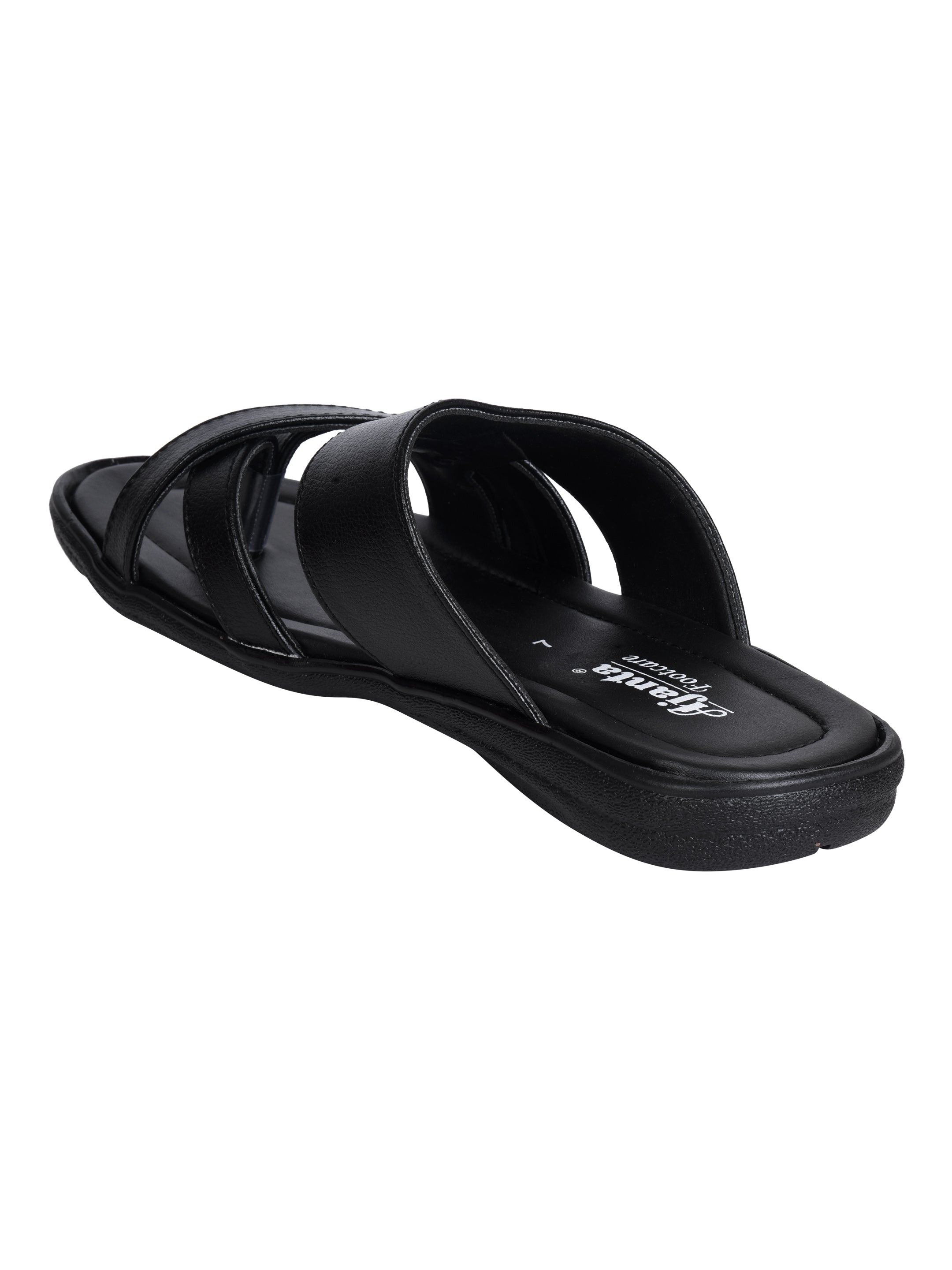 Ajanta Men’s Black Anti-Slip Sandals
