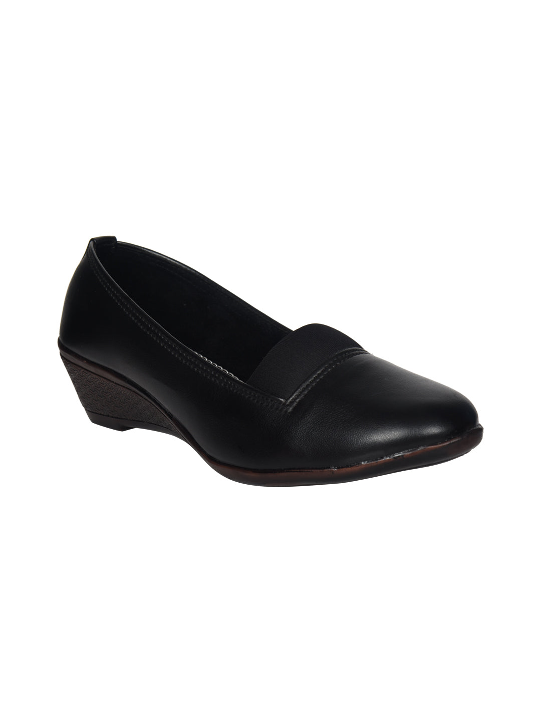 Ajanta Women’s Pointed Black Formal Slip-On