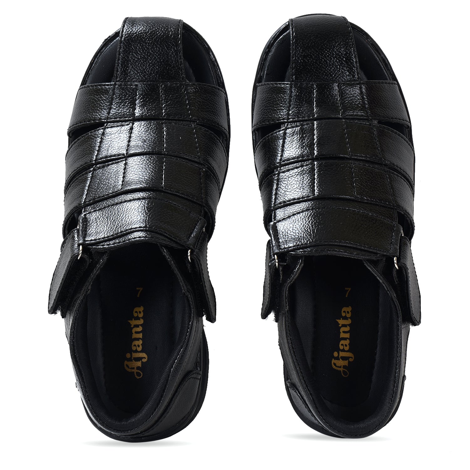 Ajanta Men’s Slip-On Roman Outdoor Sandals for Daily Wear