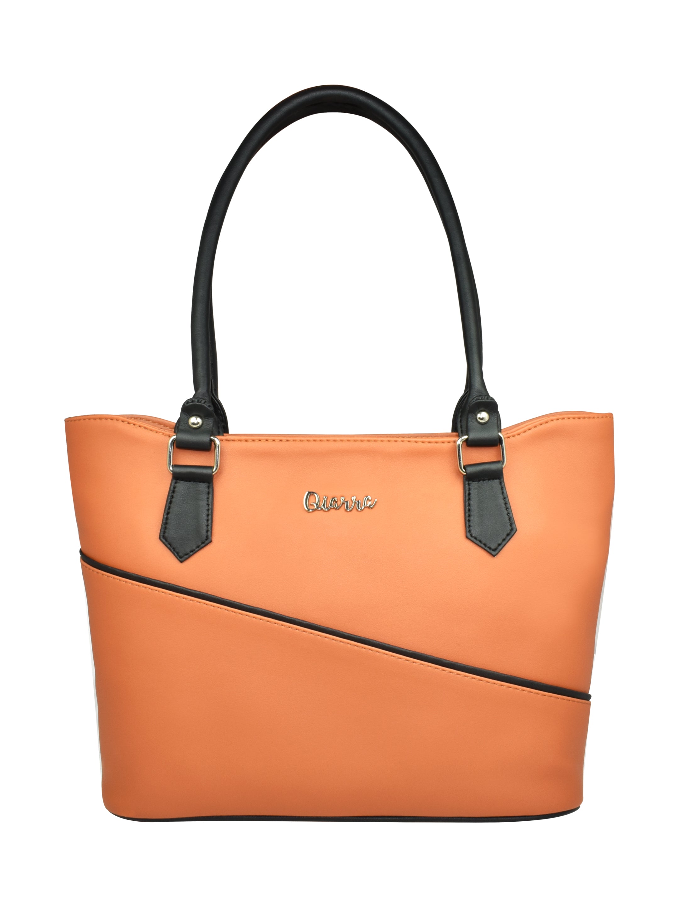 QIARRA by Ajanta Zip-Over Handbag for Women | Elegant Shoulder Purse | Trendy & Spacious Tote Bag