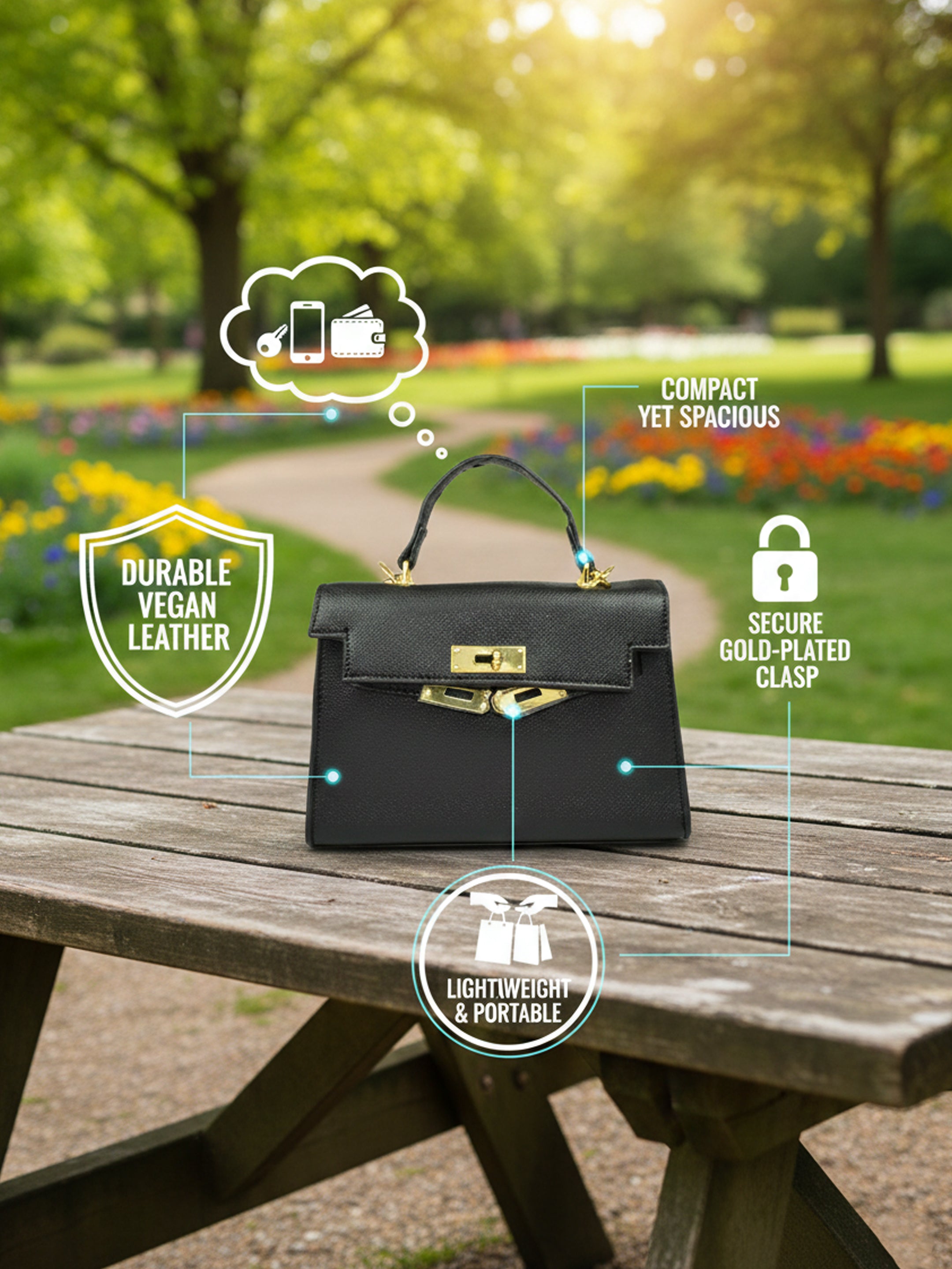 Ajanta Women’s Stylish Sling Bag with Detachable Strap