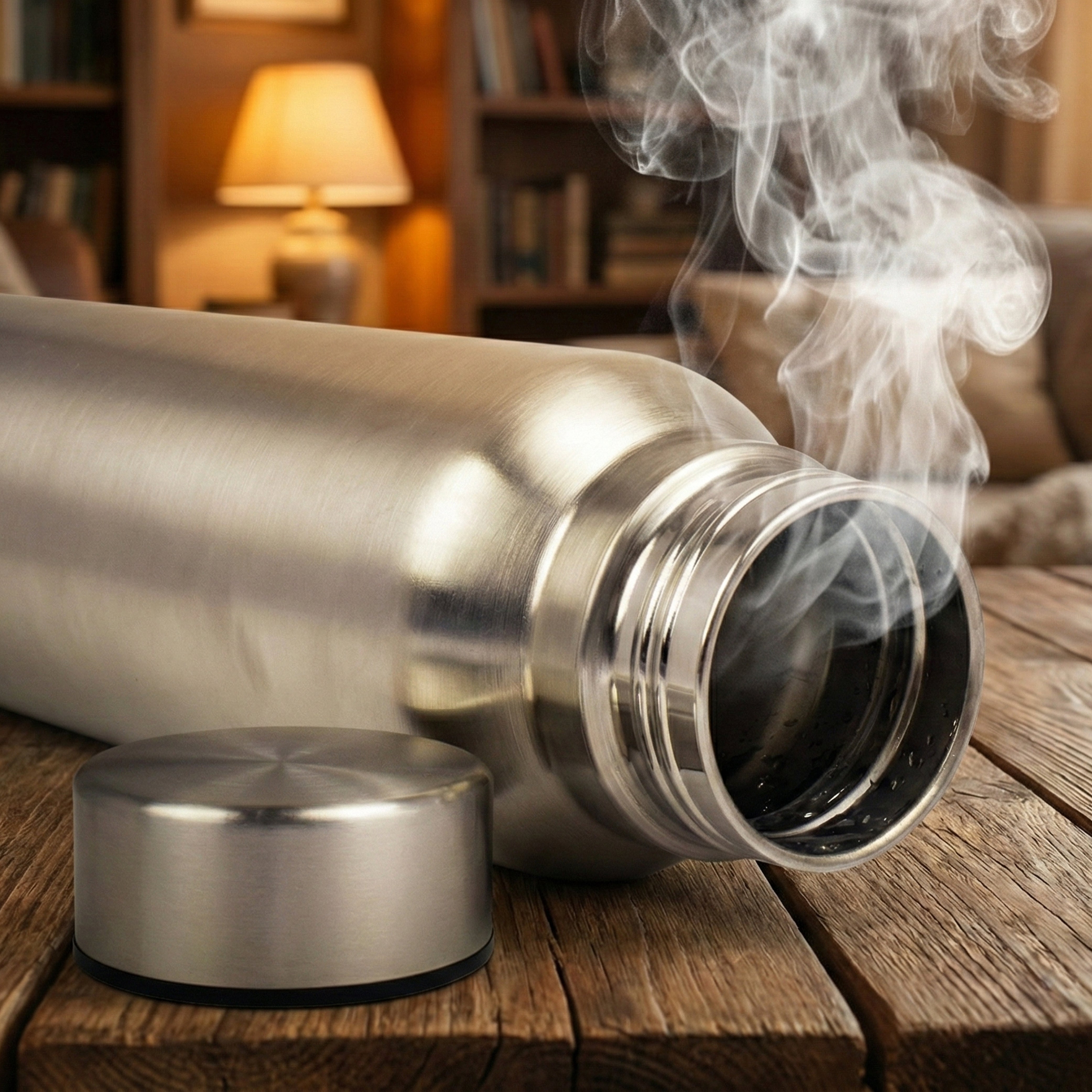 Ajanta Stylish Design 1000ml Stainless Steel Flask | Leakproof Water Bottle