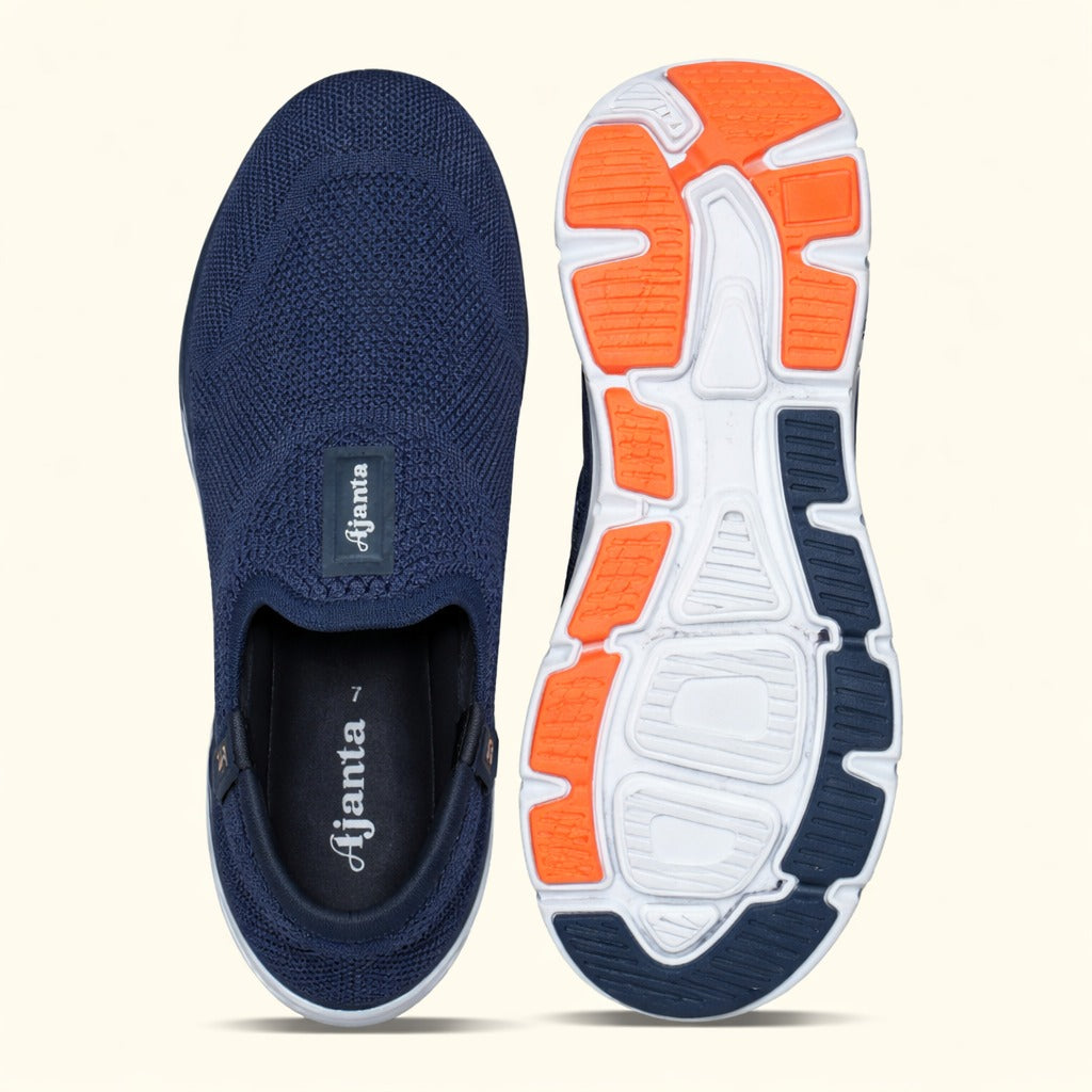 Ajanta Ignite Knit Running Slip-On Shoes
