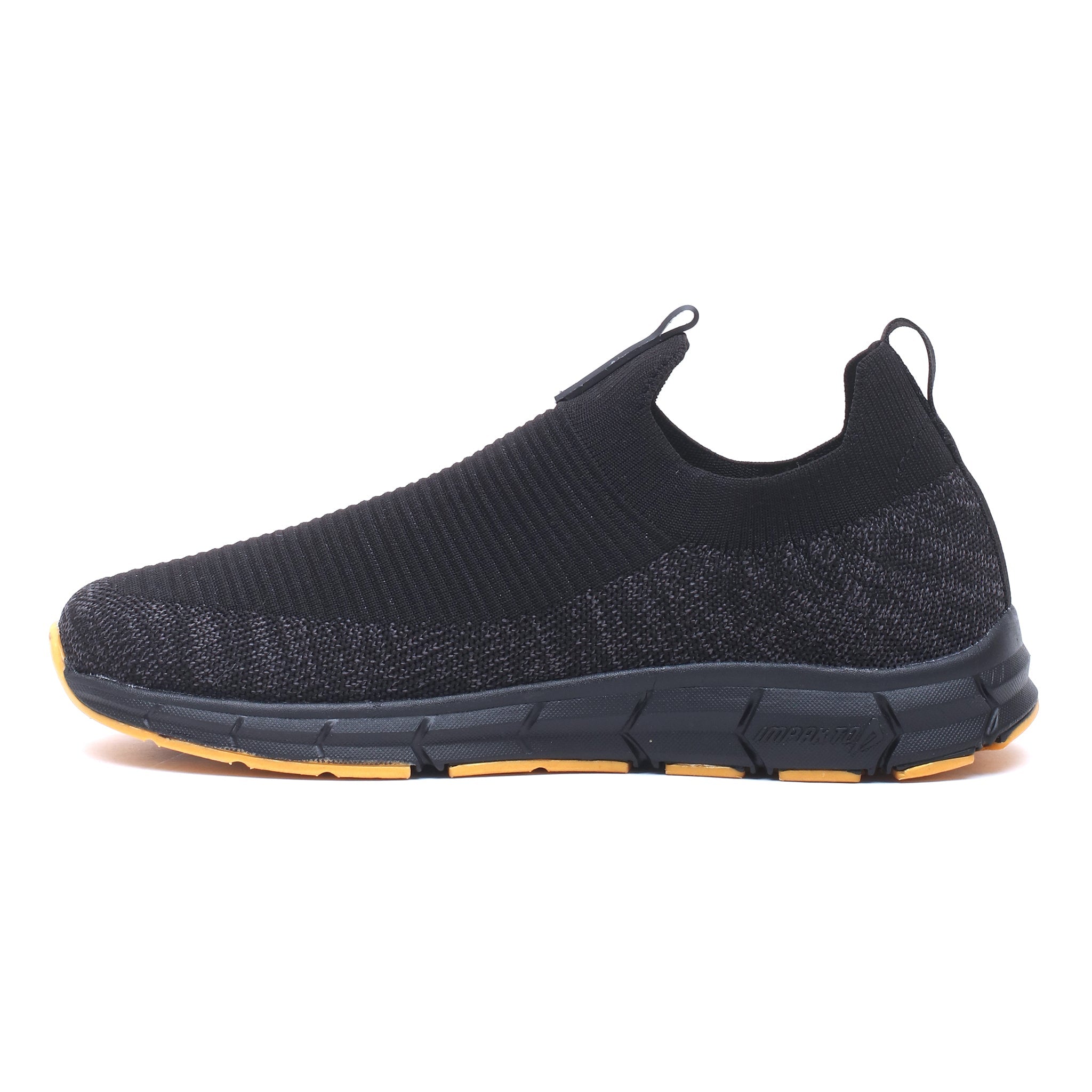 Impakto Urban Edge Men's Black Walking Shoes