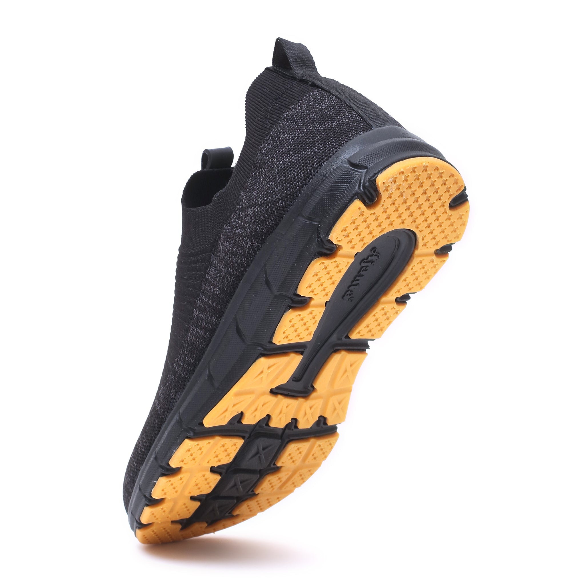 Impakto Urban Edge Men's Black Walking Shoes
