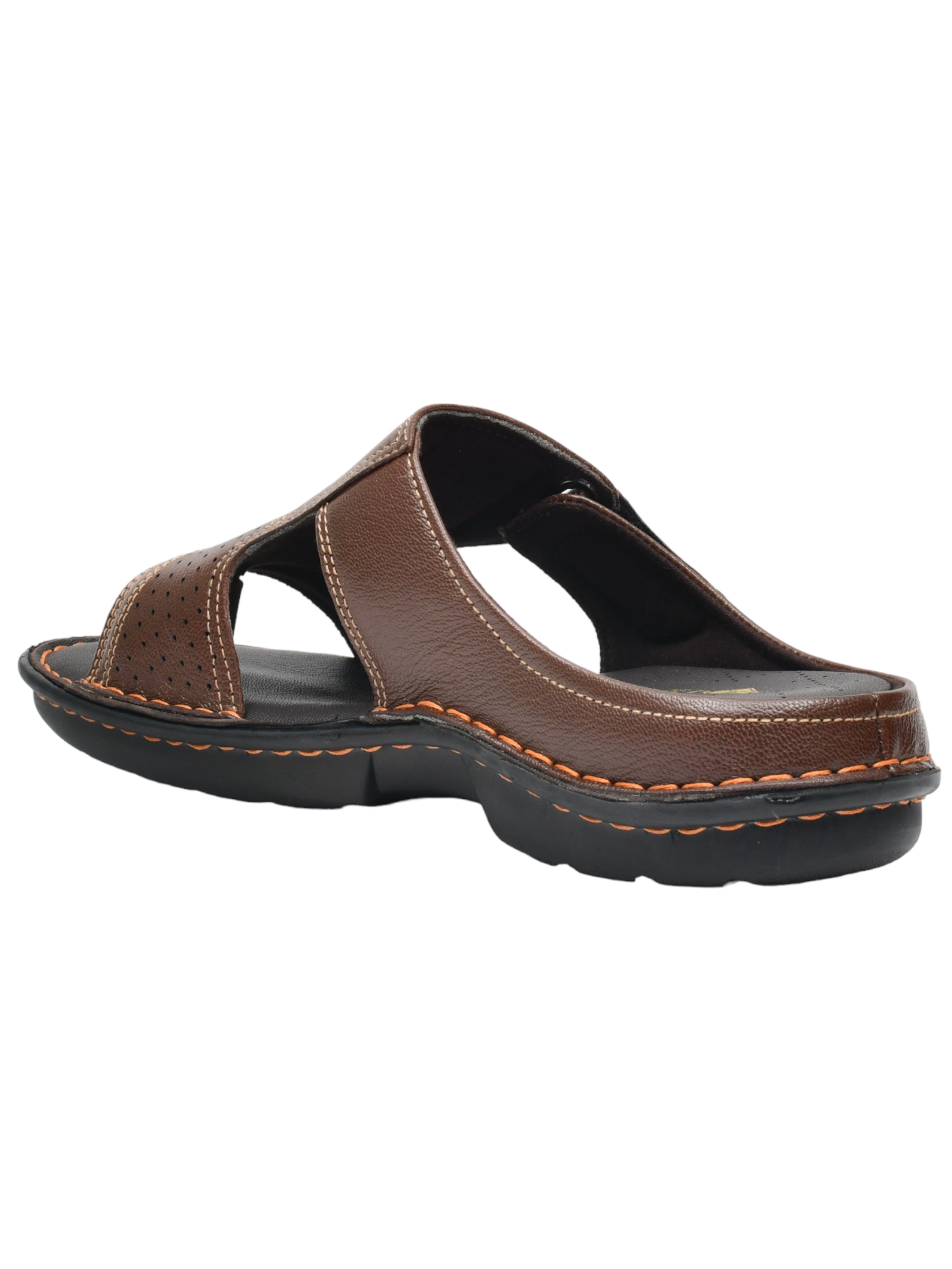 Imperio Brown Genuine Leather Sandal for Men