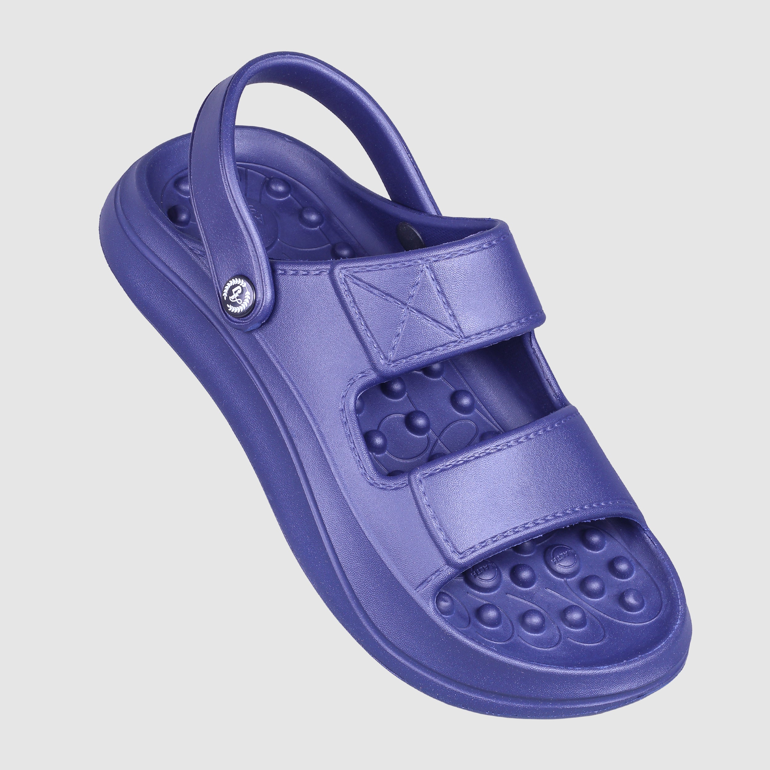 Men’s Accupressure EVA Sandal with Dual Straps, Adjustable Heel Support & Slip-Resistant Sole