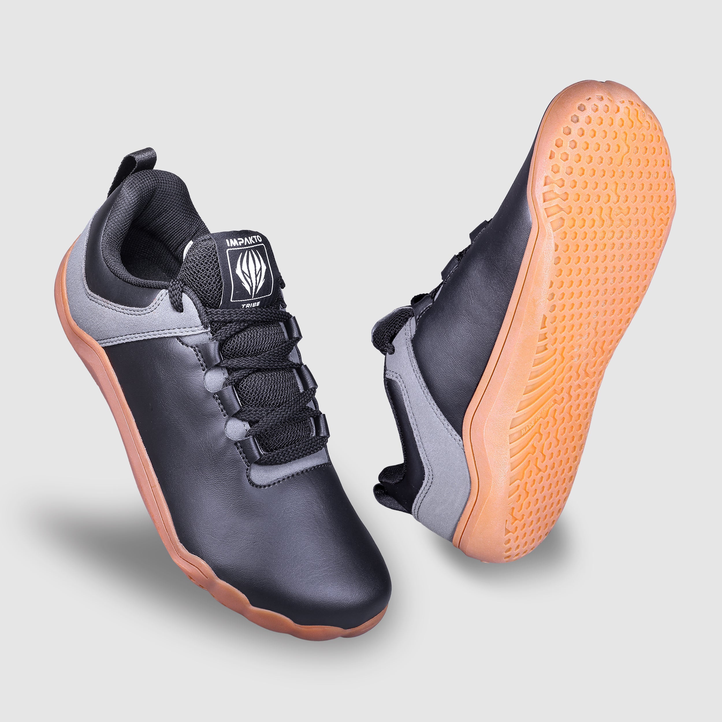 Impakto BareCraft Men's Grey Barefoot - AS3314