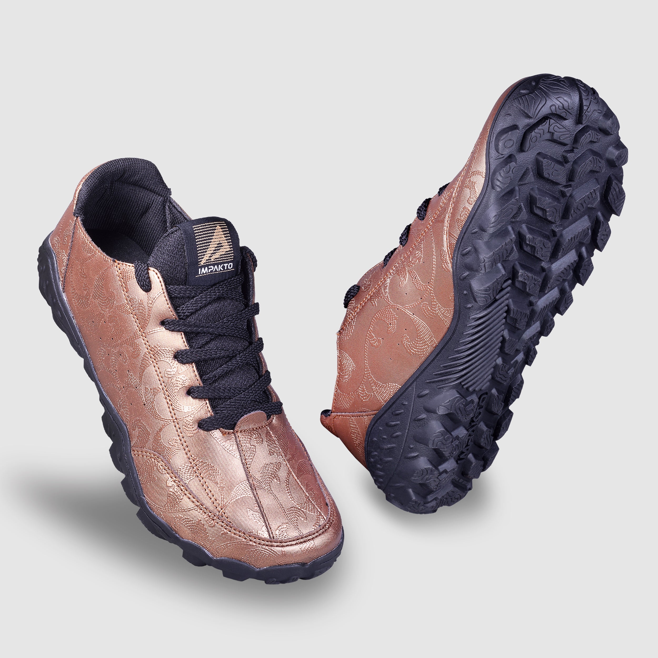 Impakto Barefoot X Garba Men's Brown Barefoot Shoe - AS3320