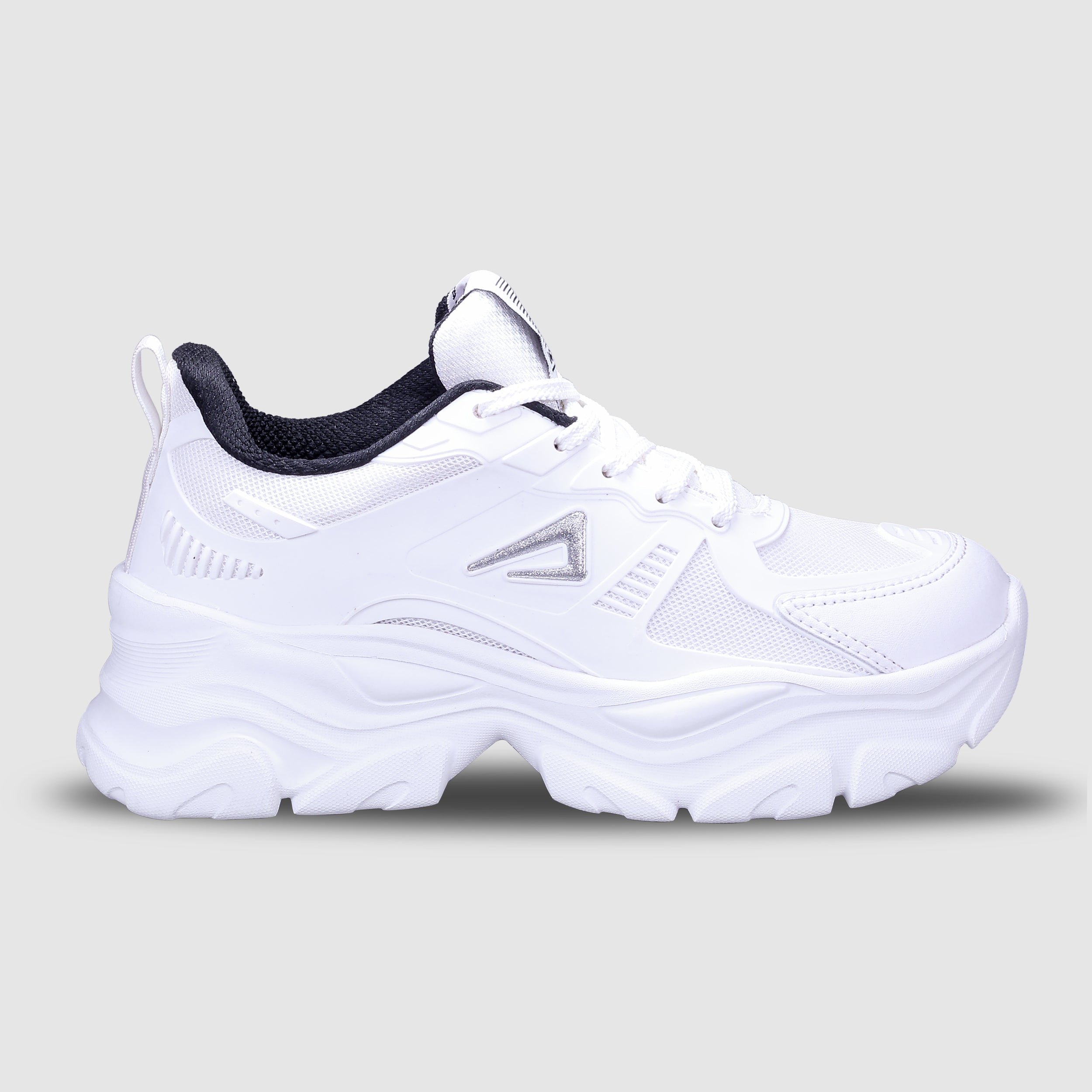 Impakto Chunky CoreMax Women's White Sneakers - AS4104