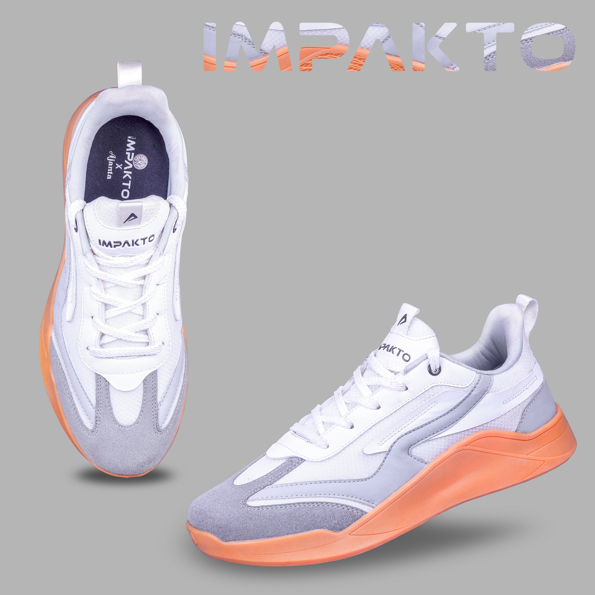 Impakto Para x TurfDrive Men's Grey Sneakers - AS3368