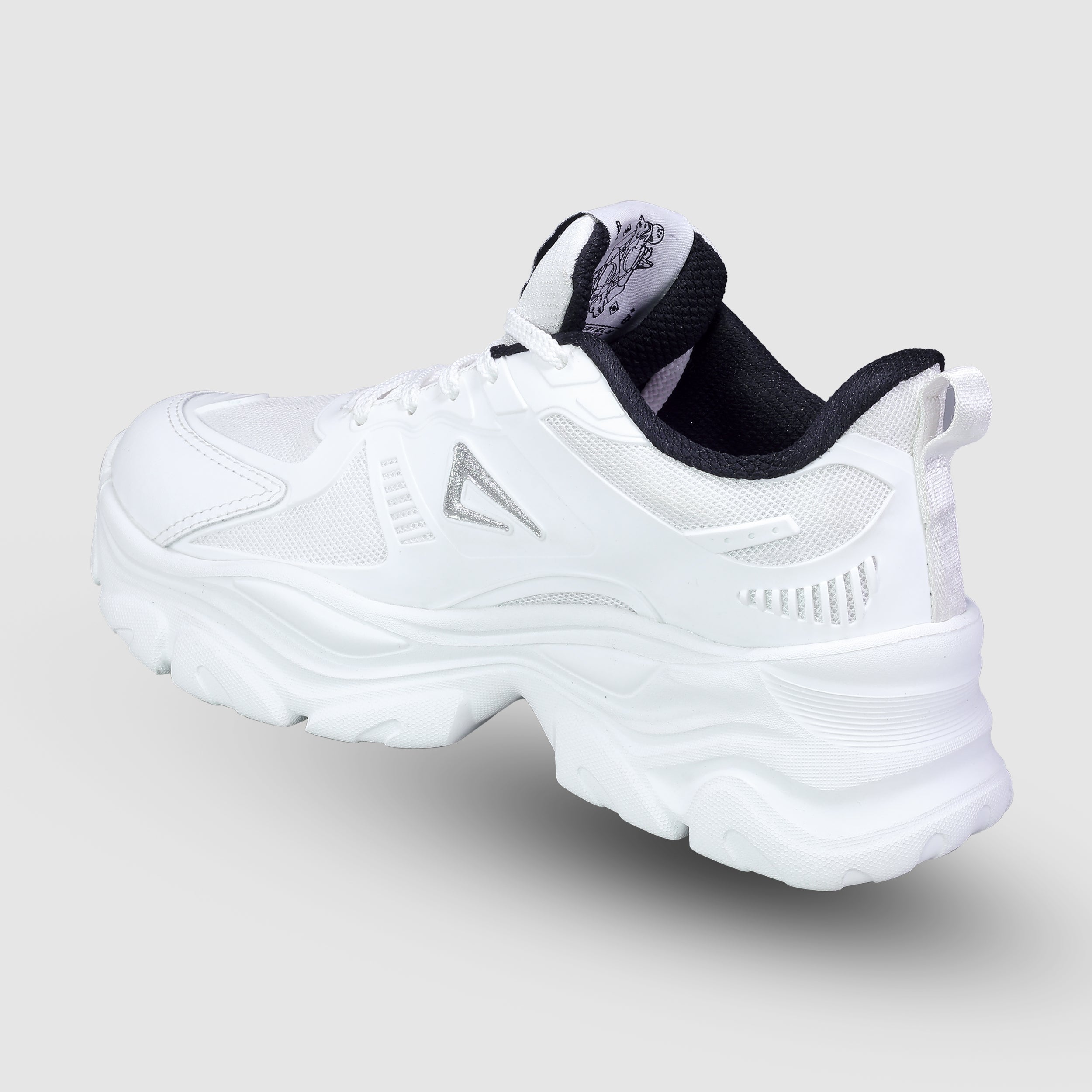 Impakto Chunky CoreMax Women's White Sneakers - AS4104