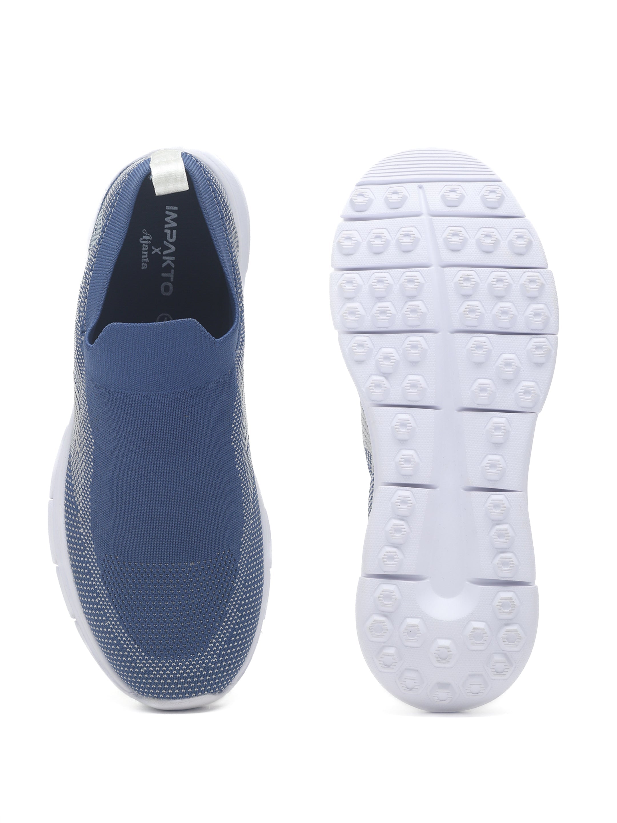 Impakto FlexiSock Men's Blue Casual Shoe - AS3410