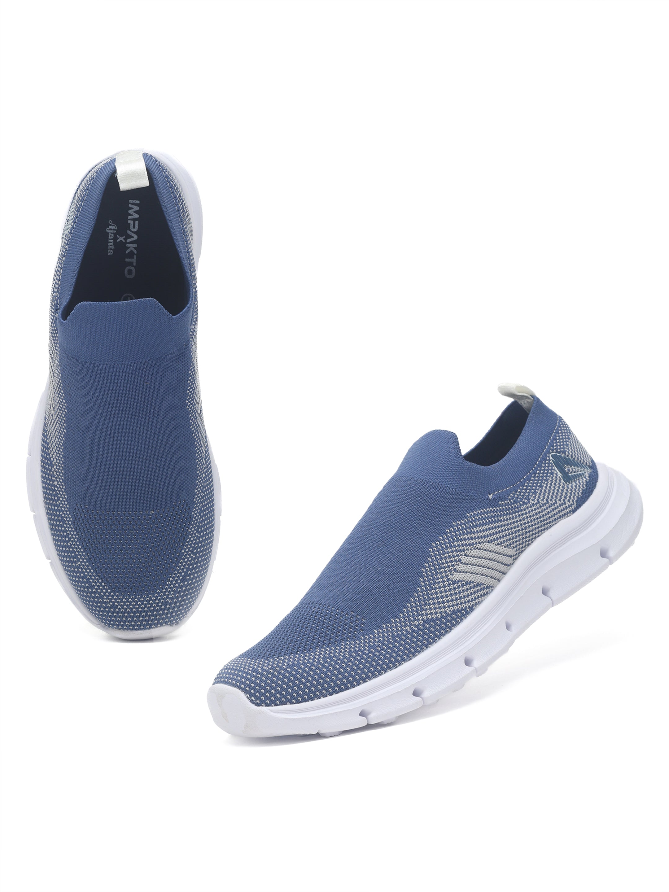 Impakto FlexiSock Men's Blue Casual Shoe - AS3410