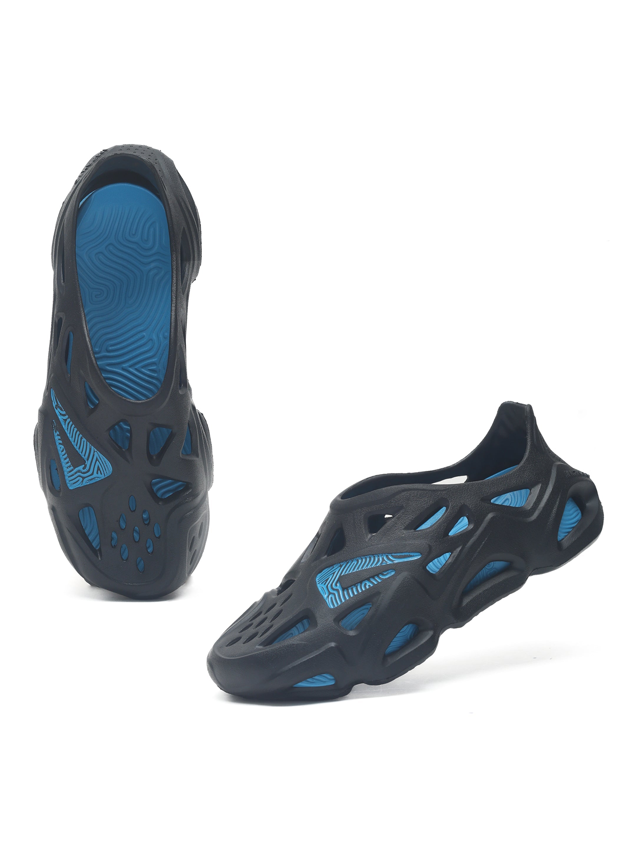 Impakto Super Future Men's Black and Sea Green Flipflop - FT3096