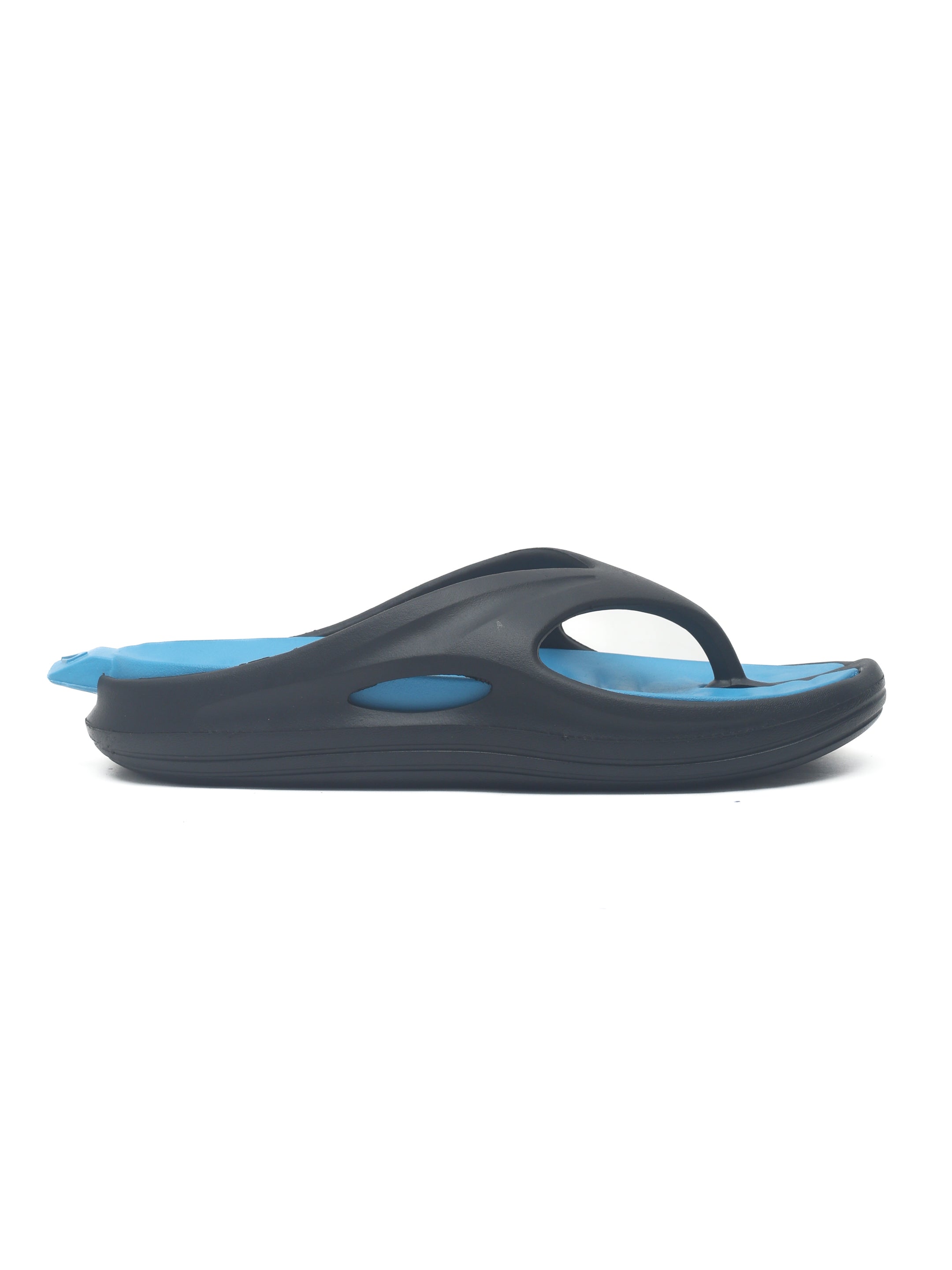Impakto Men's Black and Sea Green Flipflop - FT3101