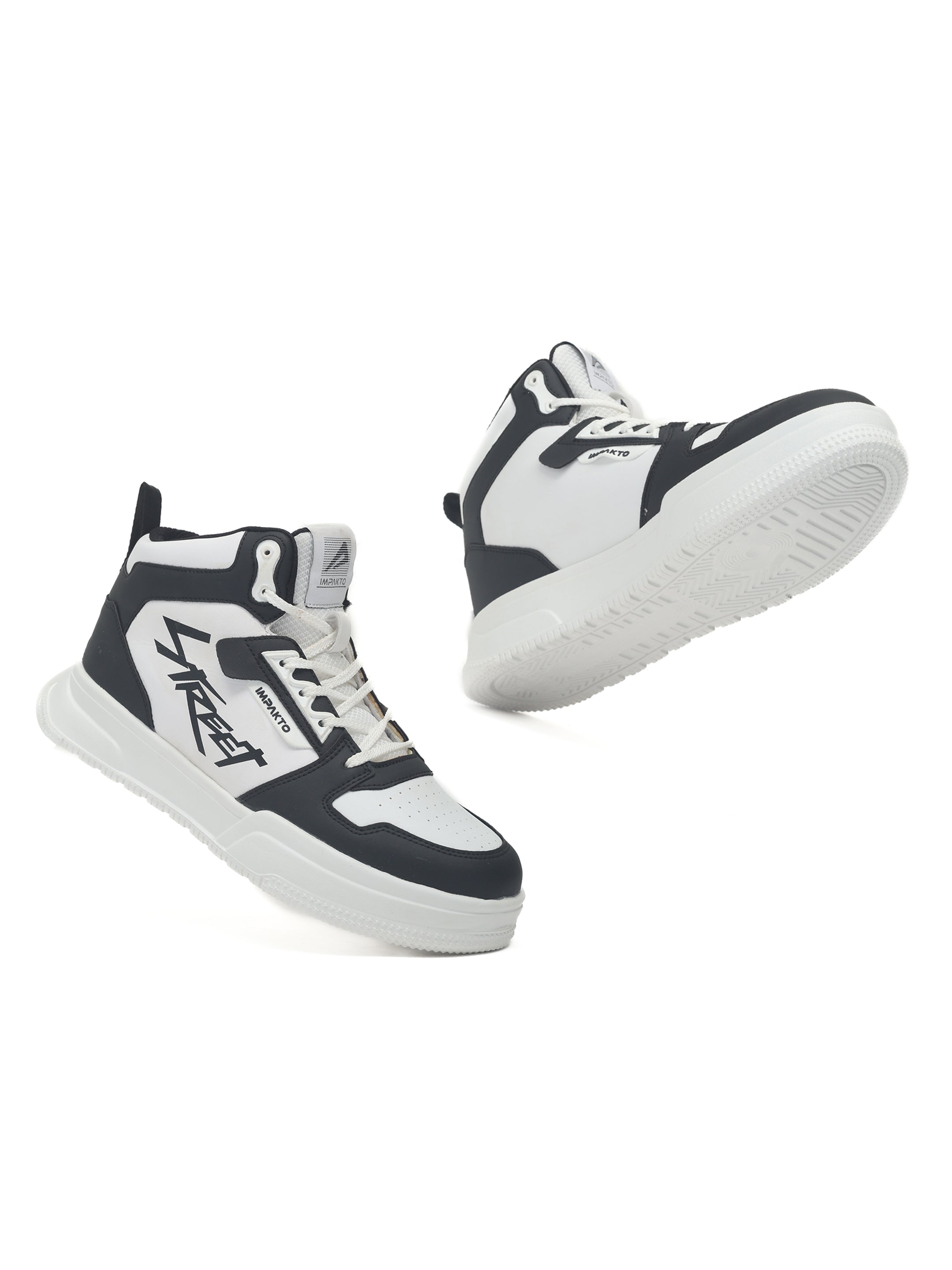 Impakto Alpha Street Men's Black Sneakers - AS3363