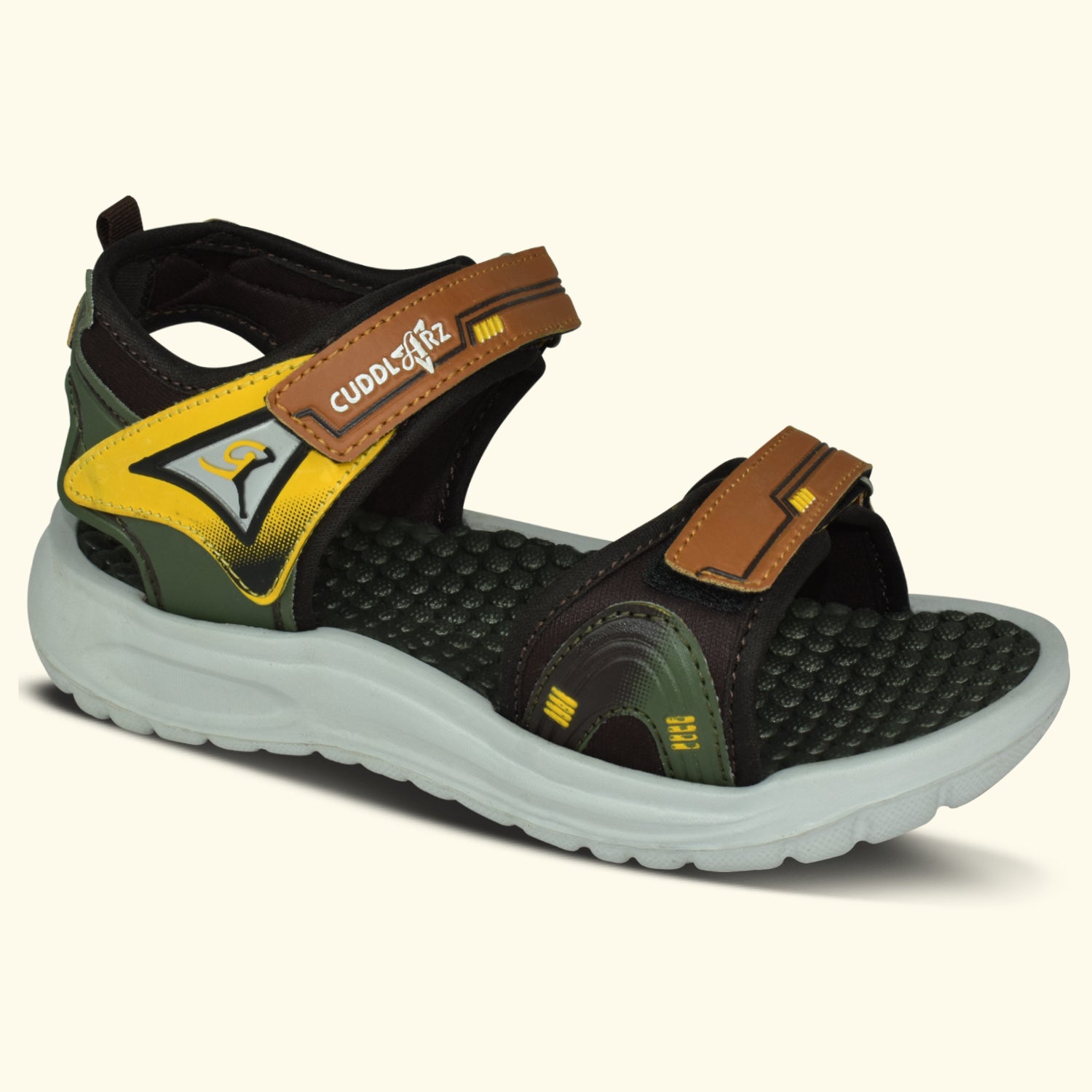 AJANTA Kids Sandal | Stylish Outdoor Sandals for Boys |Lightweight and Comfortable |Velcro Adjustable EK3010