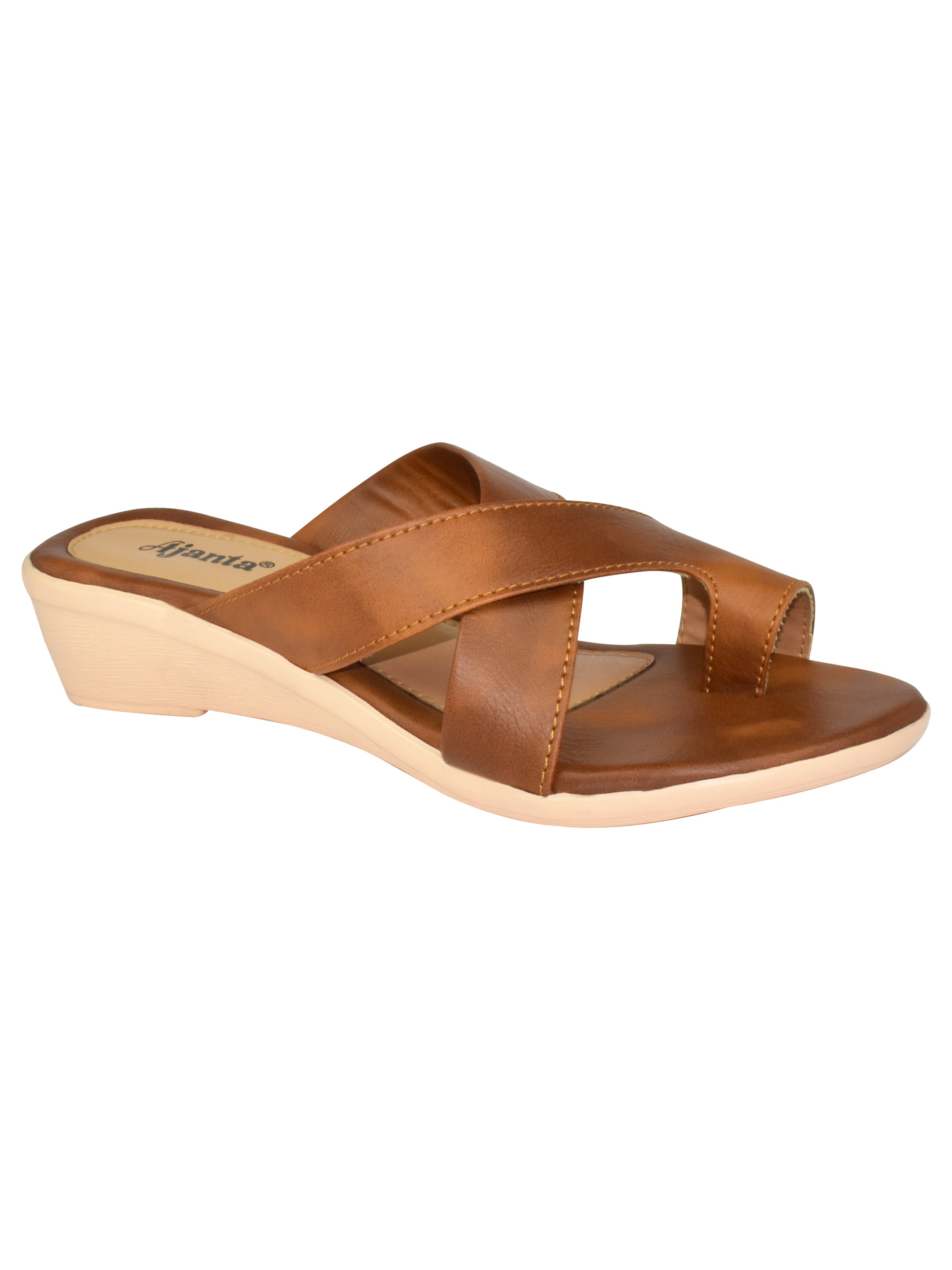 Ajanta Women's Stylish Heel Sandal / Elegant & Comfortable sandal / Stylish Slip-On Sandals with Comfortable FitCL0893