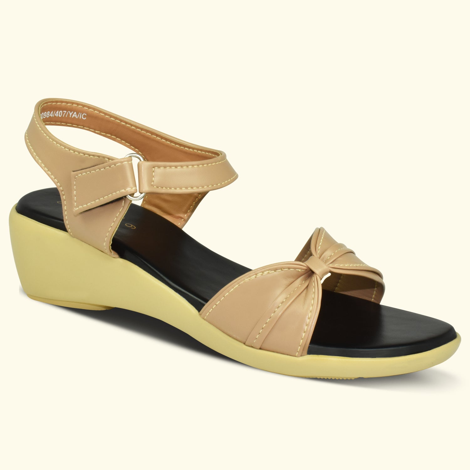 Ajanta Women Sandals with Adjustable Ankle Strap | Stylish Design and Cushioned Sandal for Office, Party and Formal Occasions EL4016