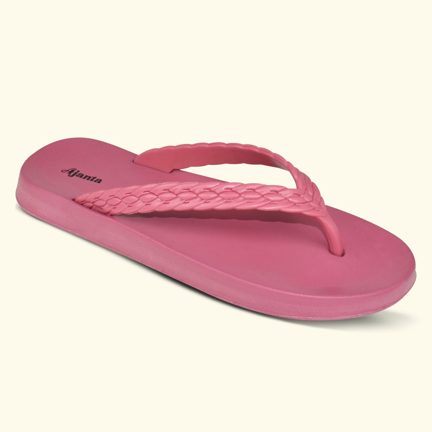 Ajanta Women’s Casual PVC Slip-On Slippers – Lightweight EVA Sole for Everyday Comfort-EL1044