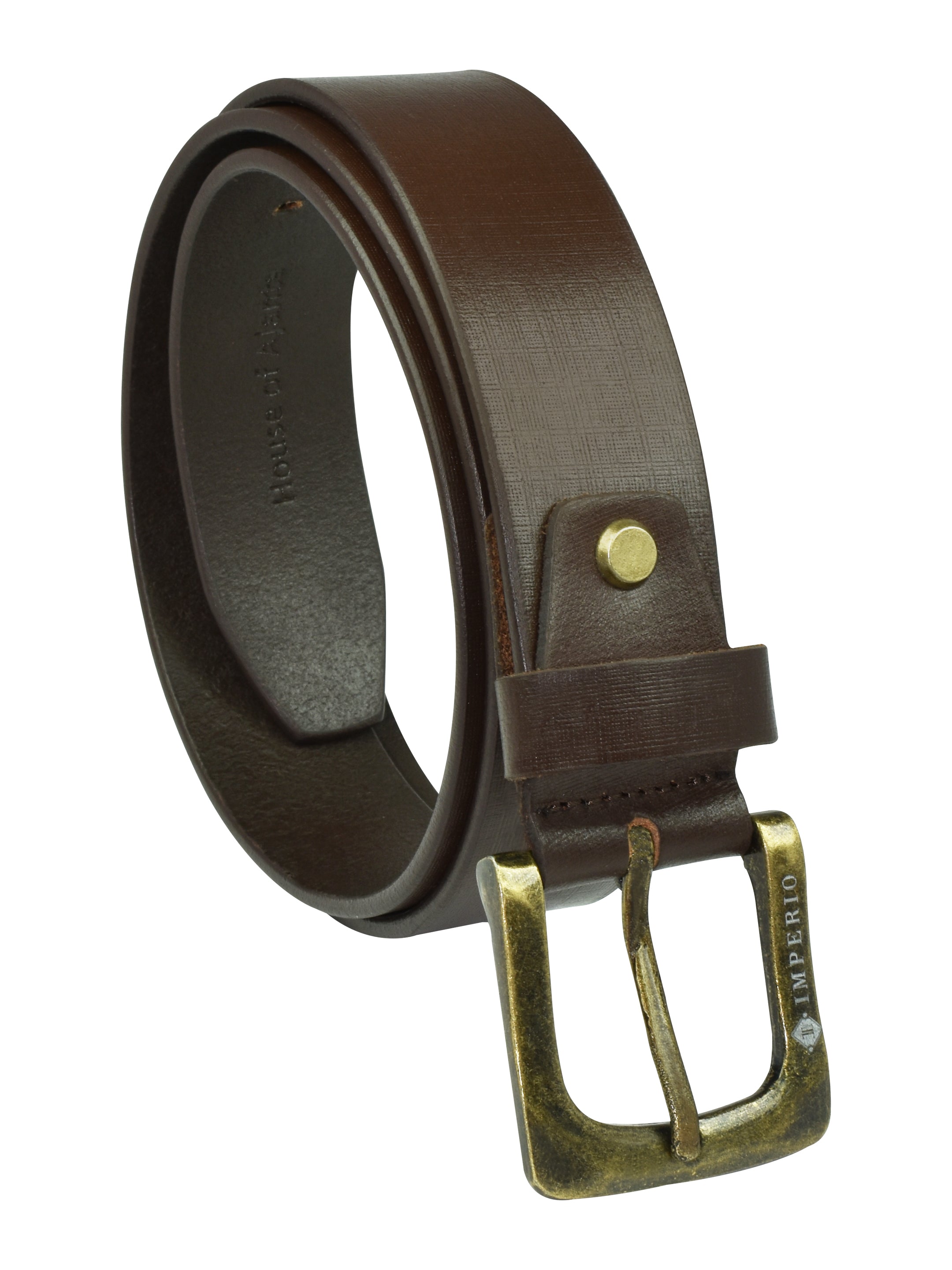 Imperio Genuine Leather Belt for Men – Classic Formal & Casual Waist Belt