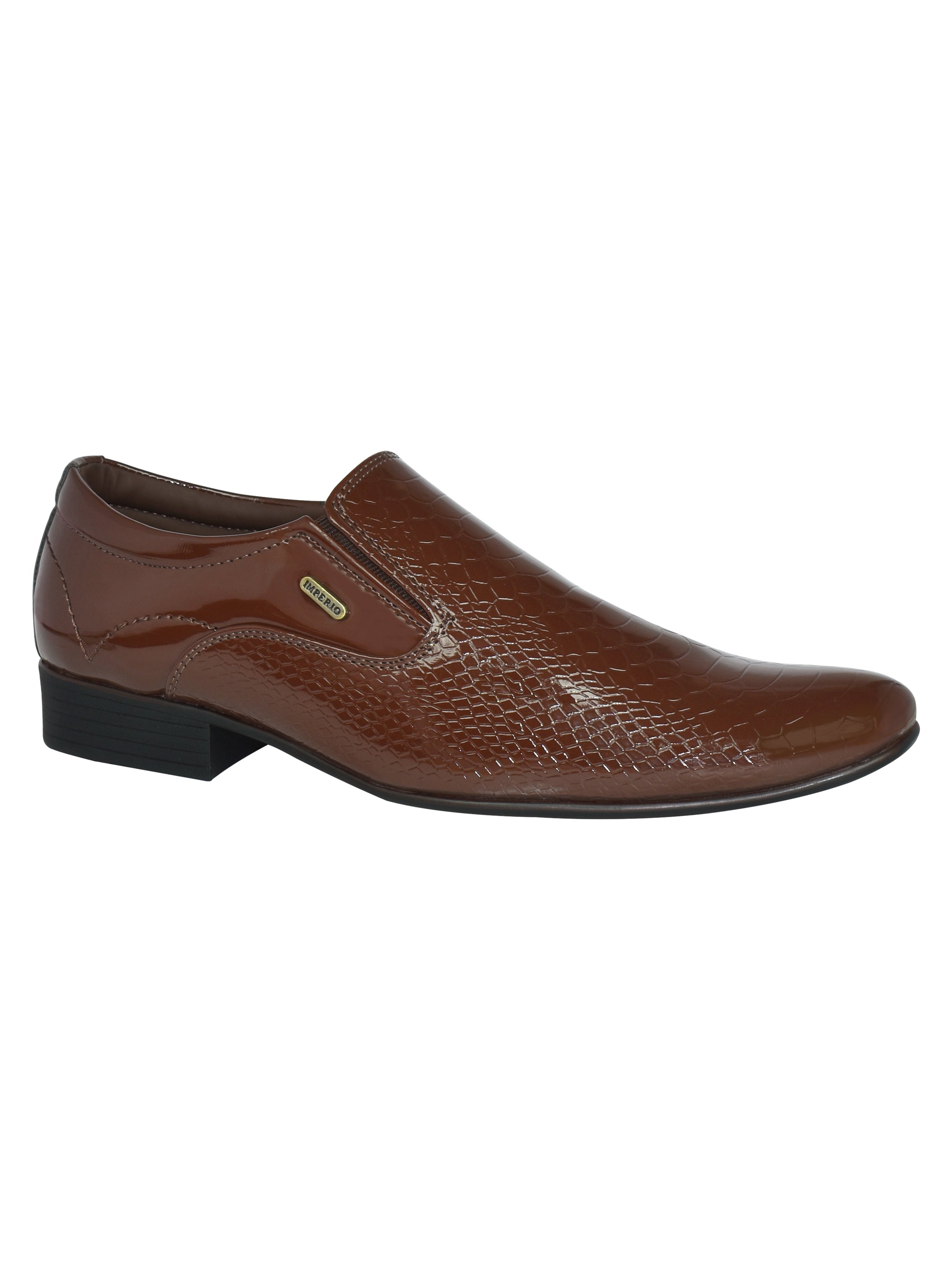 Imperio by Ajanta Men’s Brown Slip-On Formal Shoes for Office & Business Wear