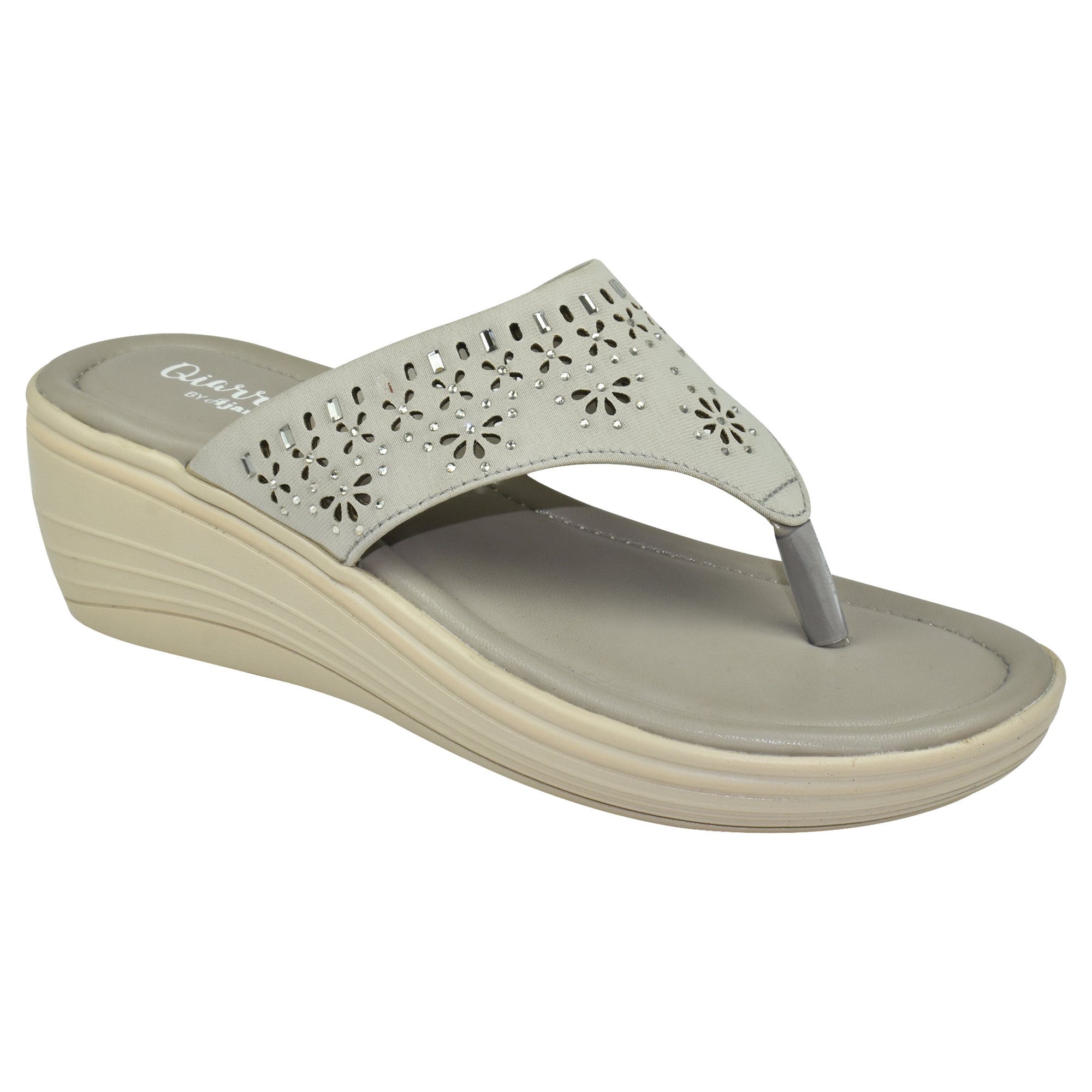 QIARRA by Ajanta Women Stylish Wedge Sandals