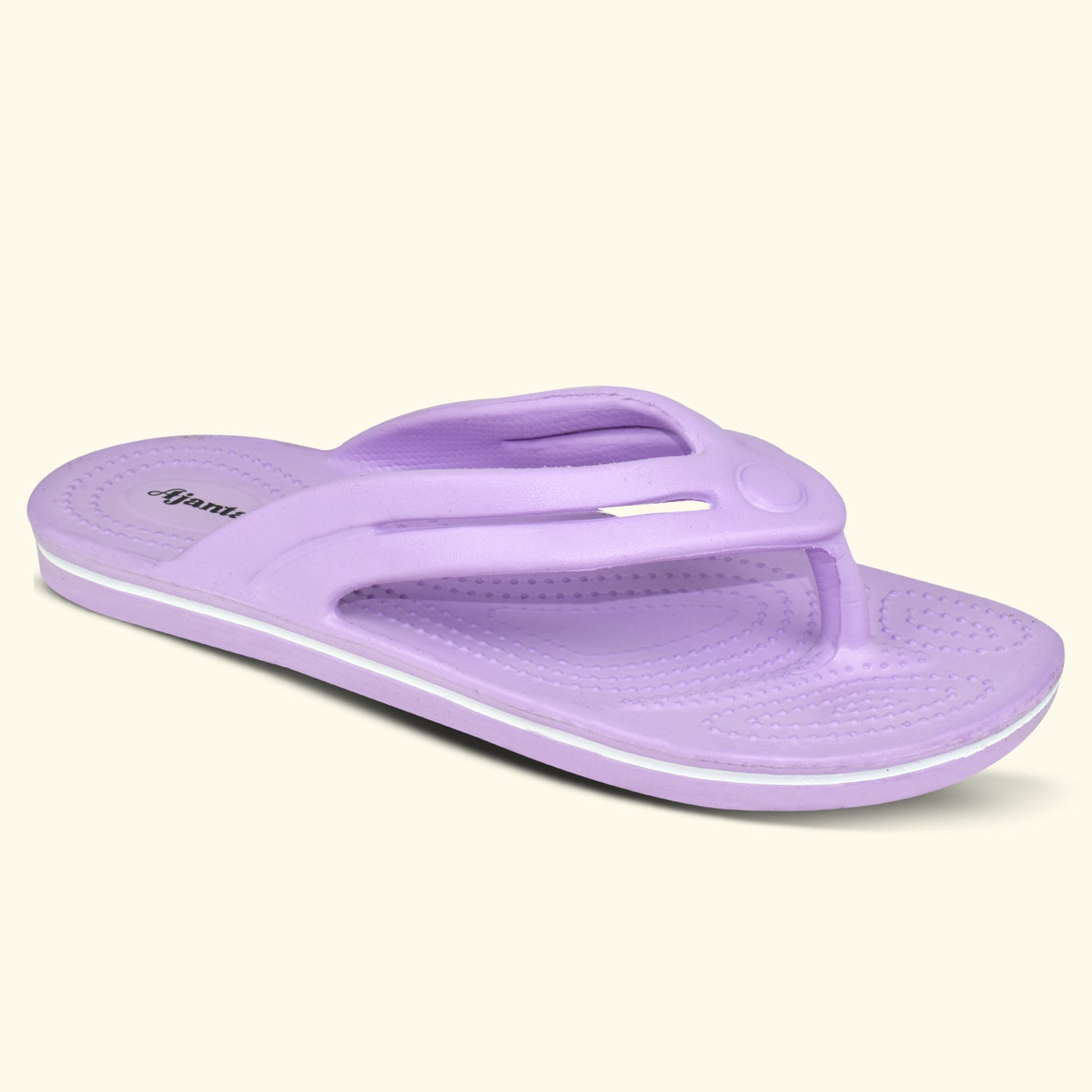Ajanta Women’s Casual PVC Slip-On Slippers – Lightweight EVA Sole for Everyday Comfort-EL1052