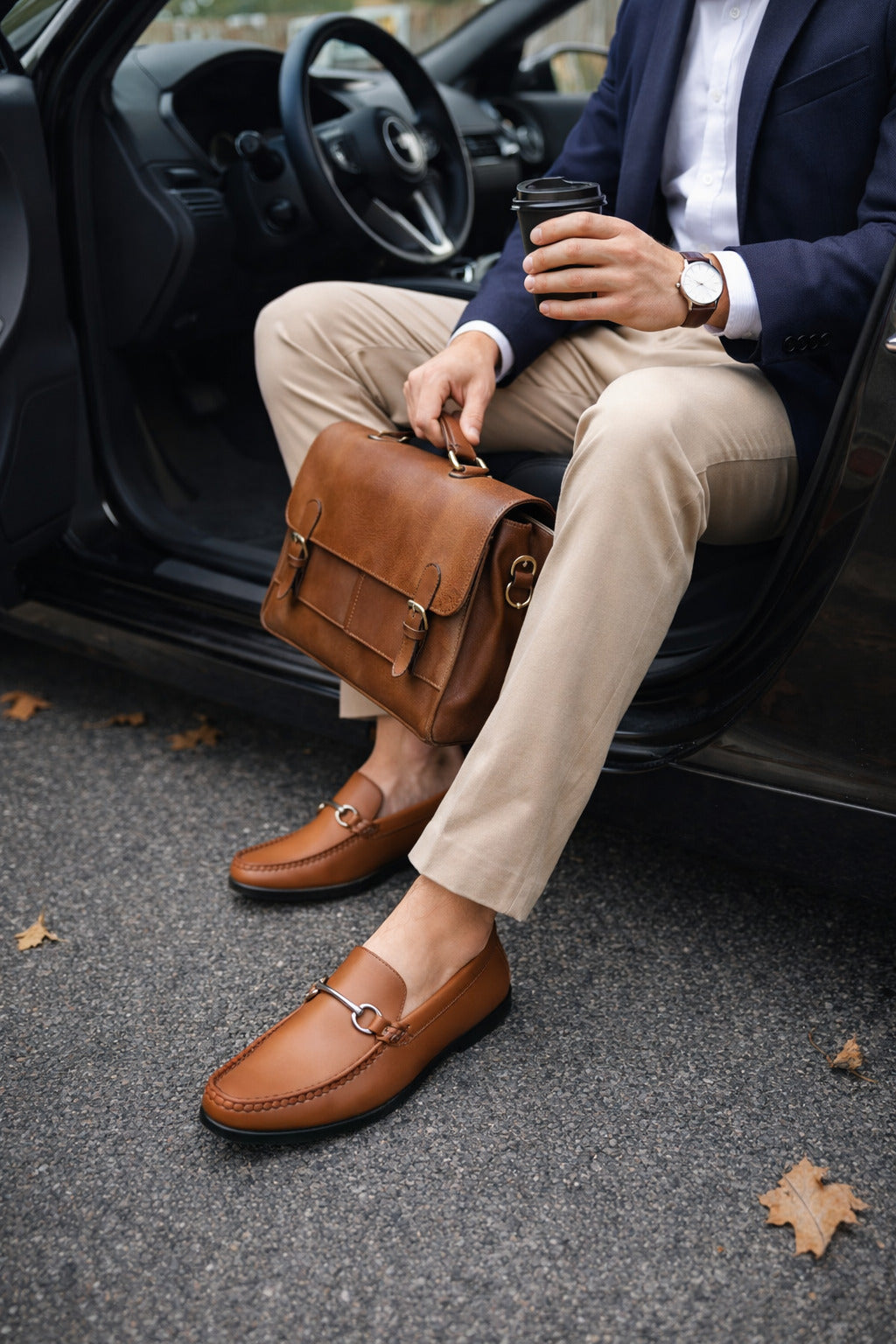 Ajanta Men’s Slip-On Cushioned Loafers