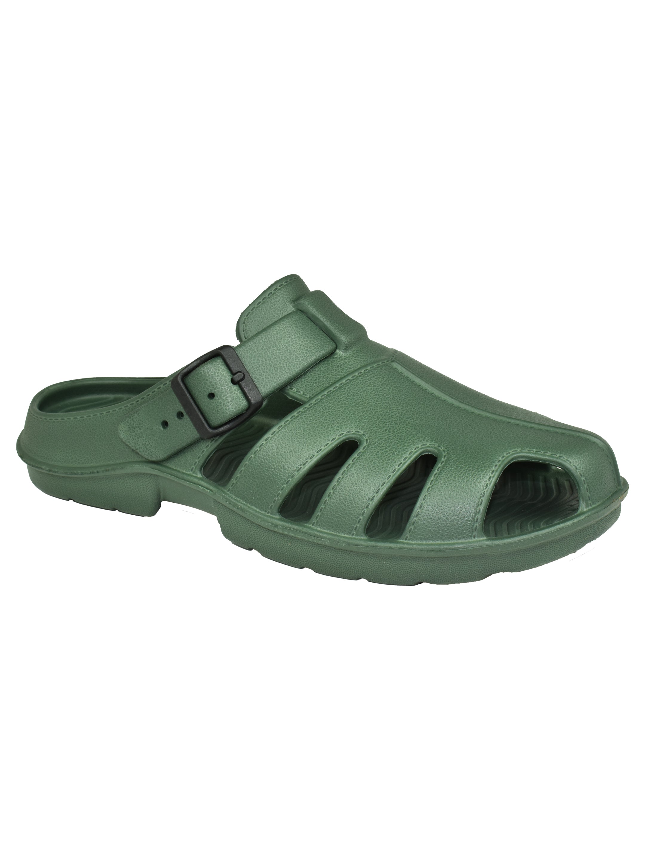 Ajanta Men EVA Slip-On Sandal with Adjustable Buckle & Ultra-Breathable Cut-Out Design