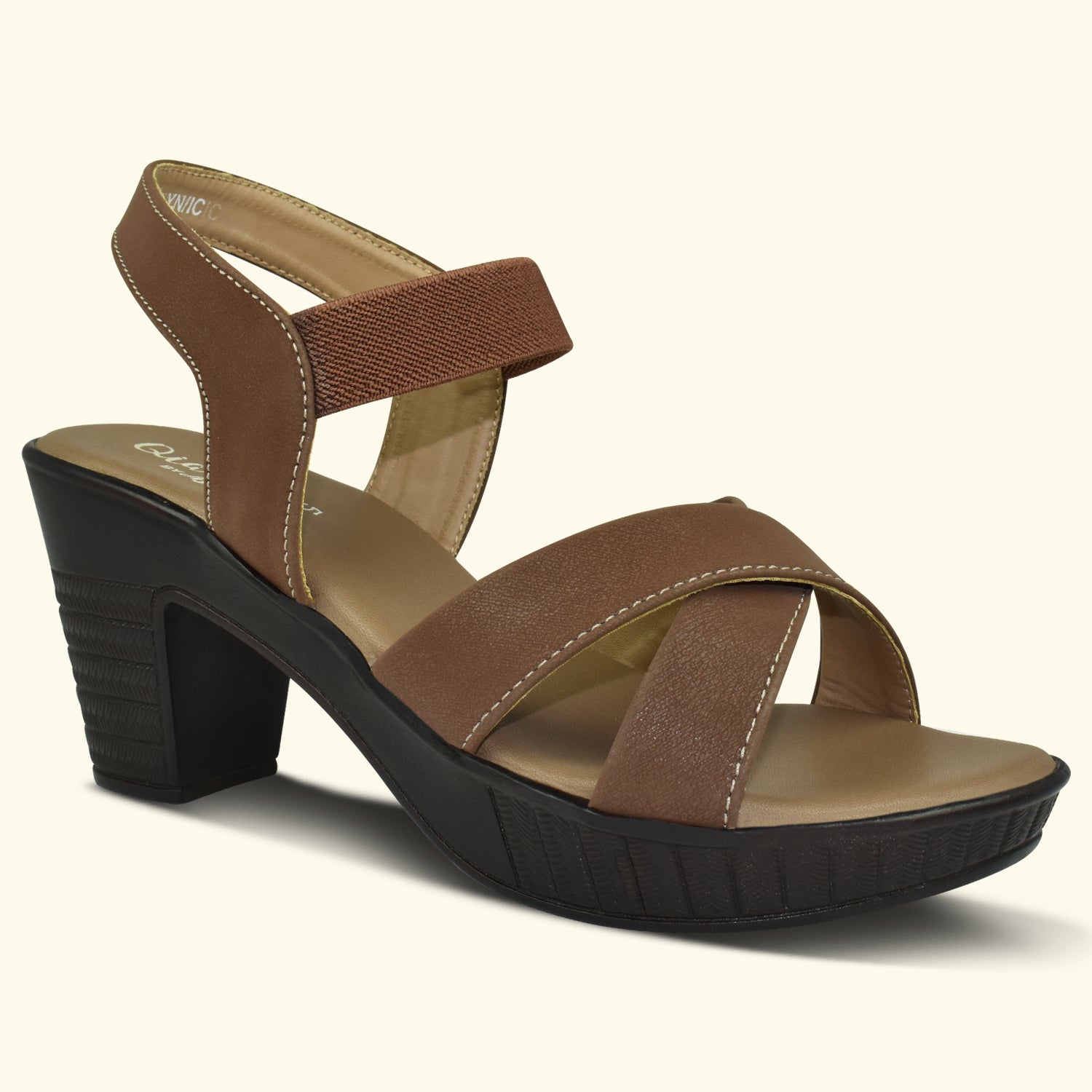 AJANTA Women Fashion Heel Sandals | Lightweight Stylish, Elegant, Comfy For Daily & Party Use EL4018