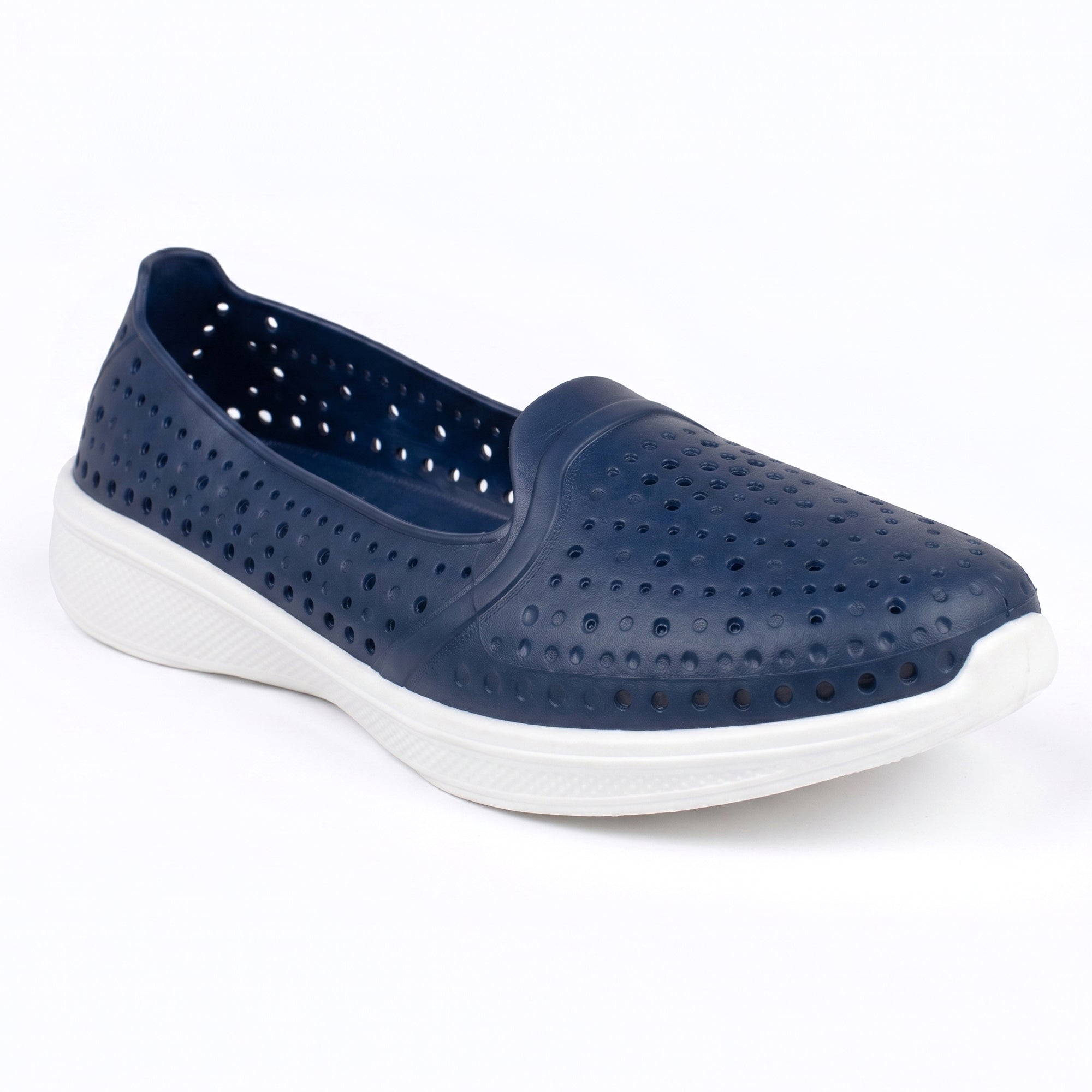 AJANTA Women PVC Molded Casual Shoes | Lightweight Comfortable Slip-On Daily Wear Footwear (Cream)